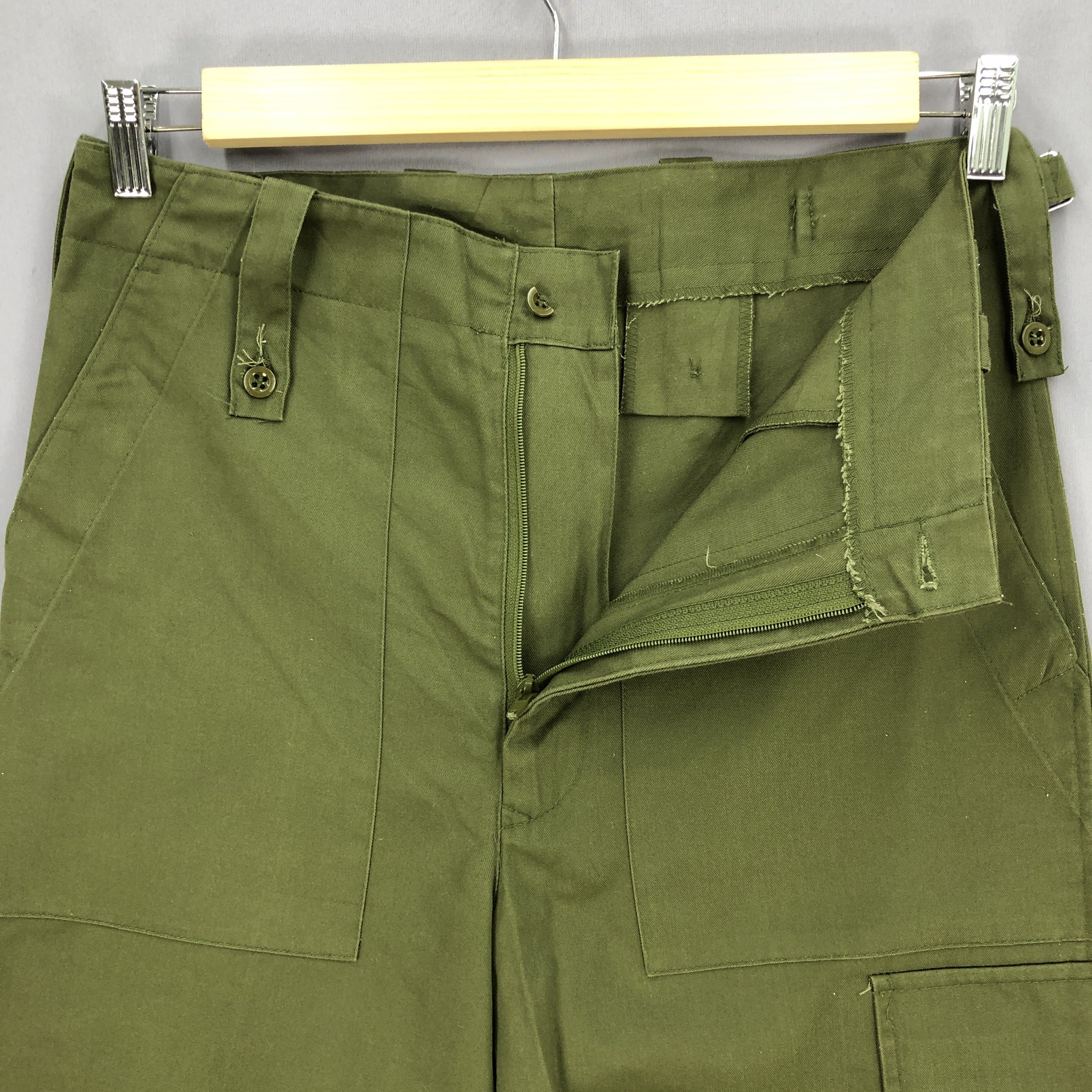 Army Of Me Vintage 50's British Military Combat Trousers Cargo Pants Size US 32 / EU 48 - 6 Thumbnail