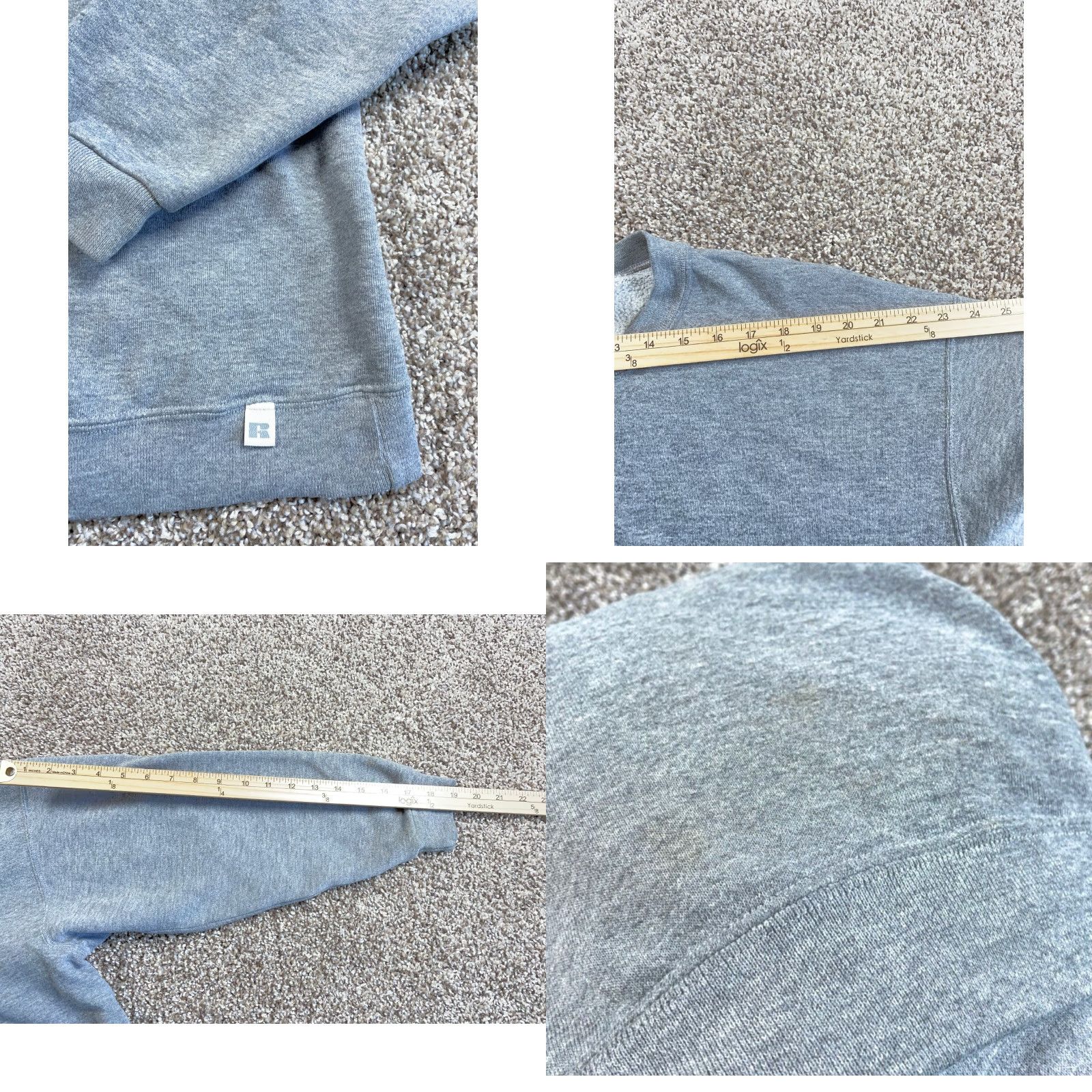 Russell Athletic VTG Russell Athletic Sweatshirt Adult XL Gray Crewneck Cotton Blend Blank Size US XL / EU 56 / 4 - 8 Thumbnail