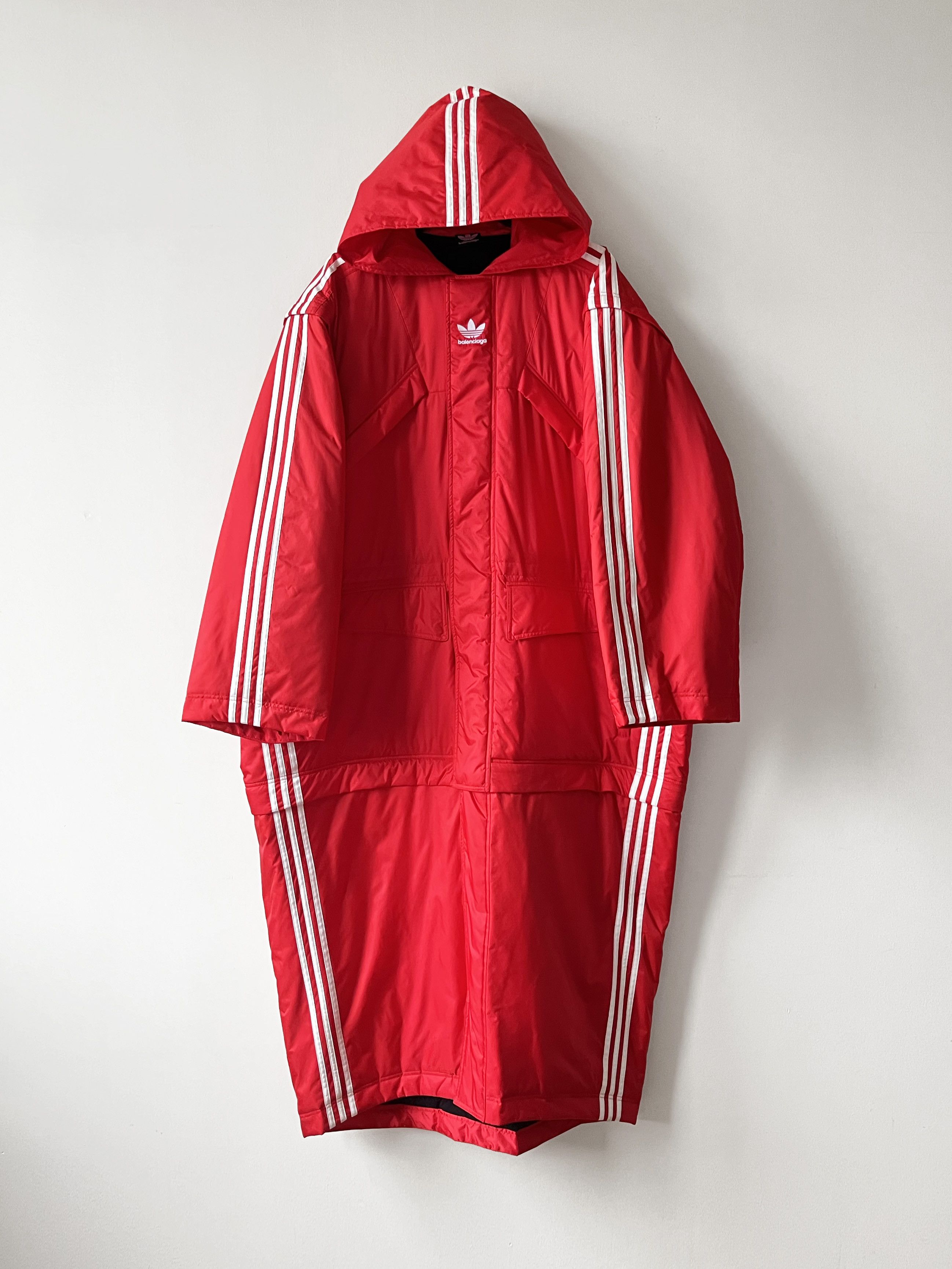 Adidas × Balenciaga Balenciaga Adidas red detachable parka Size US L / EU 52-54 / 3 - 2 Thumbnail