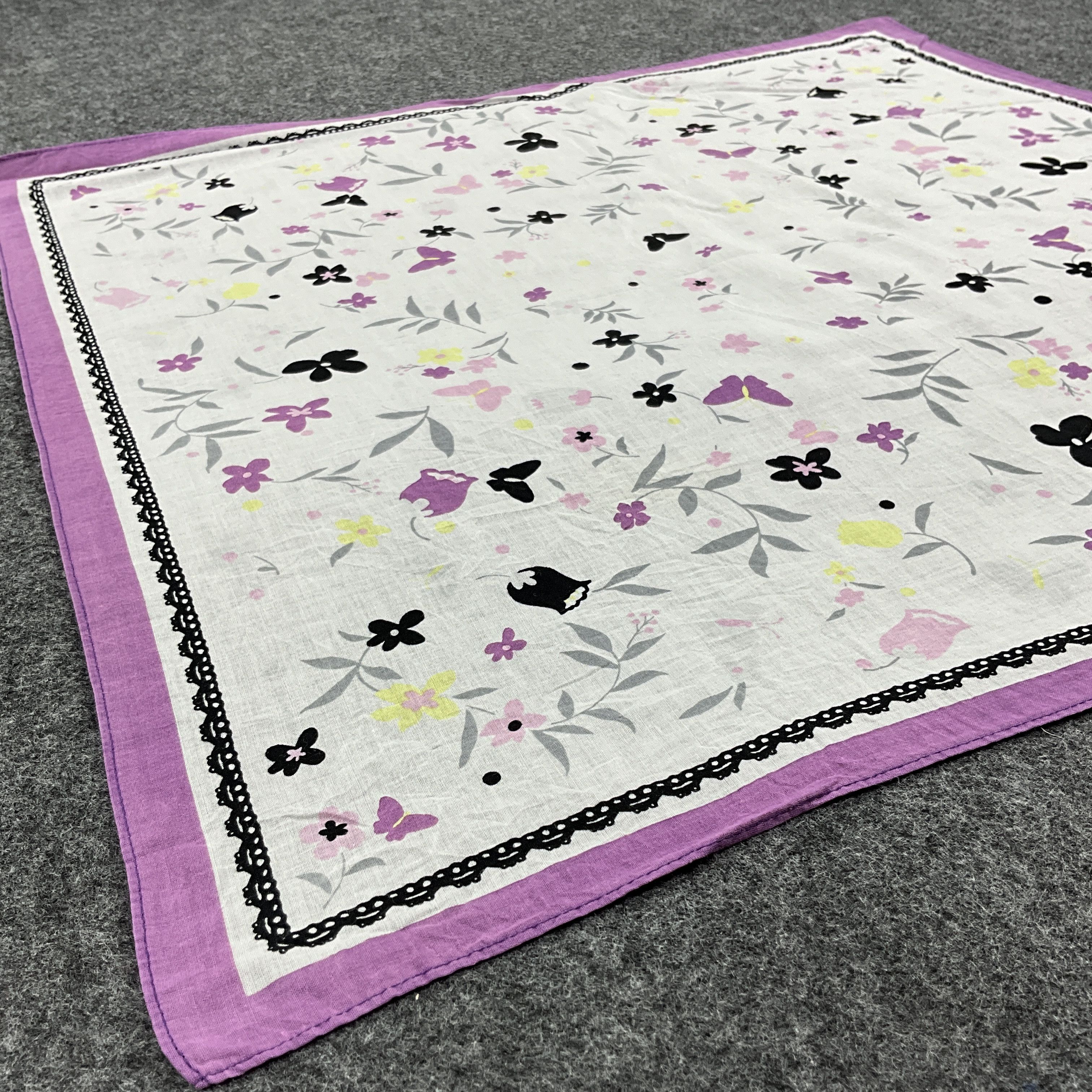 Hanae Mori × Japanese Brand Hanae Mori Handkerchief / Bandana / Neckerchief B047 Size ONE SIZE - 6 Thumbnail