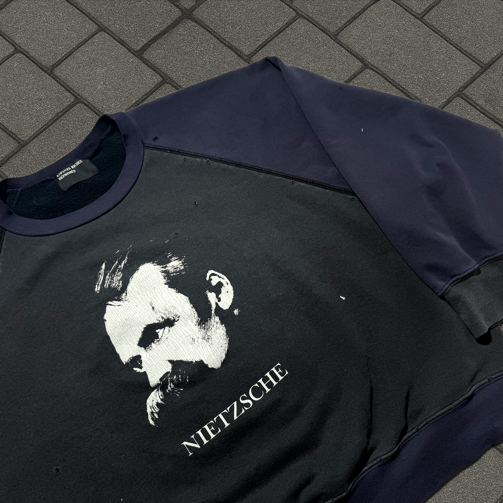 Enfants Riches Deprimes Enfants Riches Déprimes ‘Nietzsche’ Crewneck Size US XXL / EU 58 / 5 - 6 Thumbnail