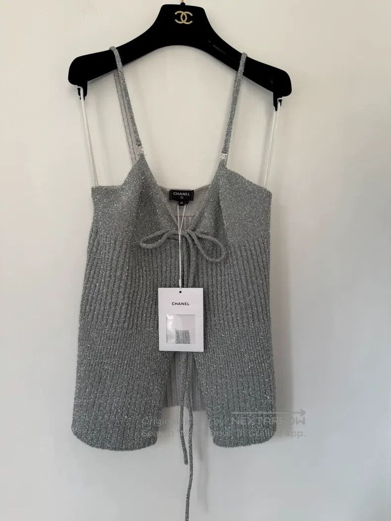 Chanel Chanel High-end handicraft workshop series bright silk gra Size XS / US 0-2 / IT 36-38 - 1 Thumbnail