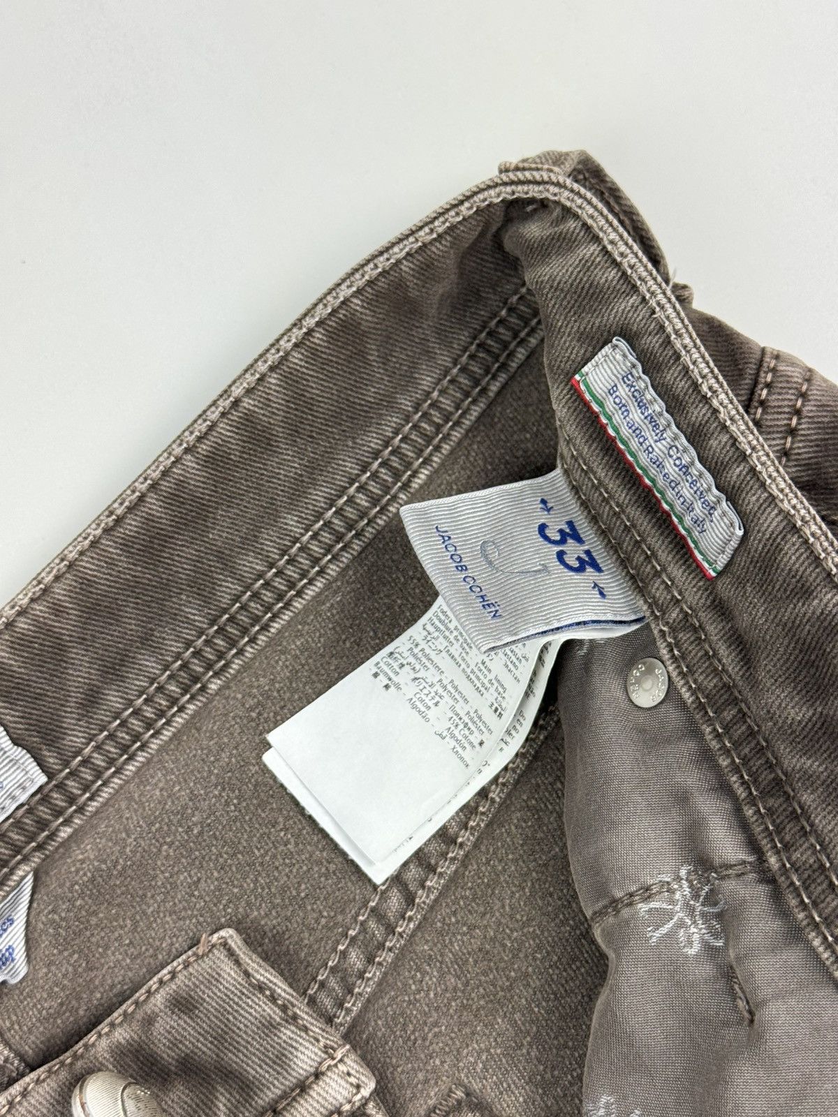 Jacob Cohen Jacob Cohen Style 613 Brown Casual Pants Size US 33 - 12 Thumbnail