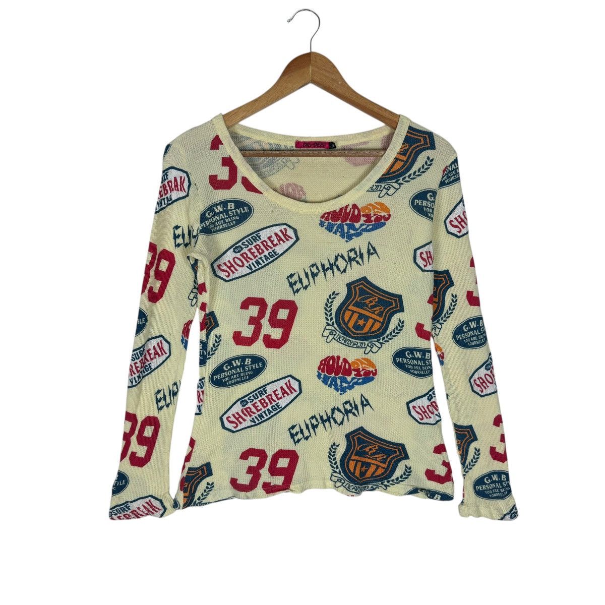 Dig Deep ☀️DIG DEEP OVER PRINT LONG SLEEVE LIKE HYSTERIC GLAMOUR Size M / US 6-8 / IT 42-44 - 1 Thumbnail