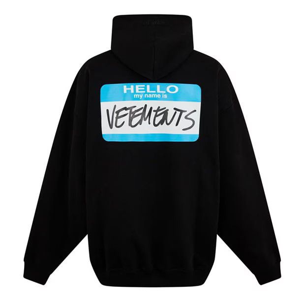 Vetements o1g2r1mq0824 Hoodie in Black Size US L / EU 52-54 / 3 - 2 Thumbnail