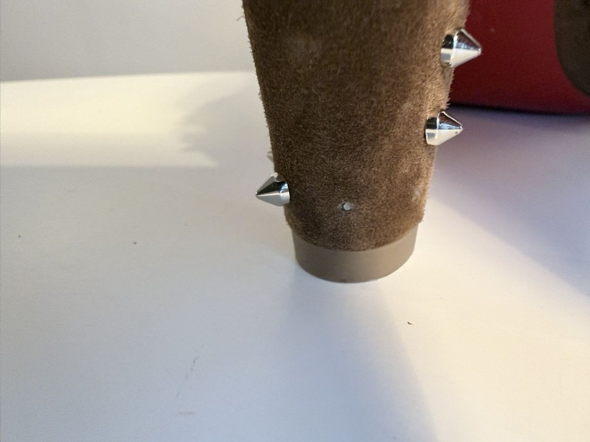 Christian Louboutin NEW UNWORN LOUBOUTIN Vidura studded suede ankle boots flaws Size US 10 / IT 40 - 17 Thumbnail