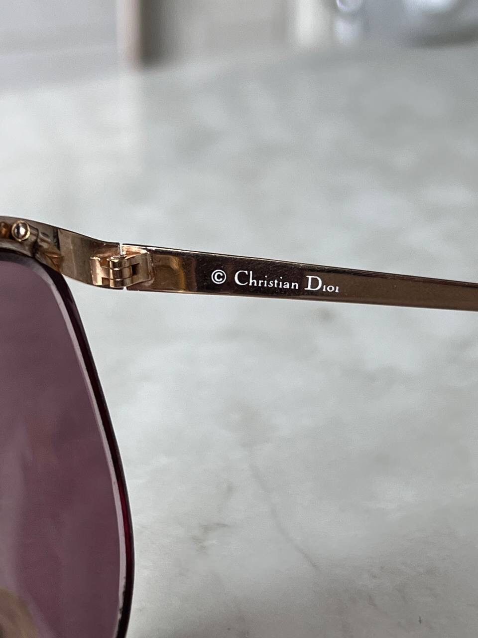 Dior × Vintage Christian Dior Vintage 80s Eyeglasses Austria Metal Frame Size ONE SIZE - 9 Thumbnail