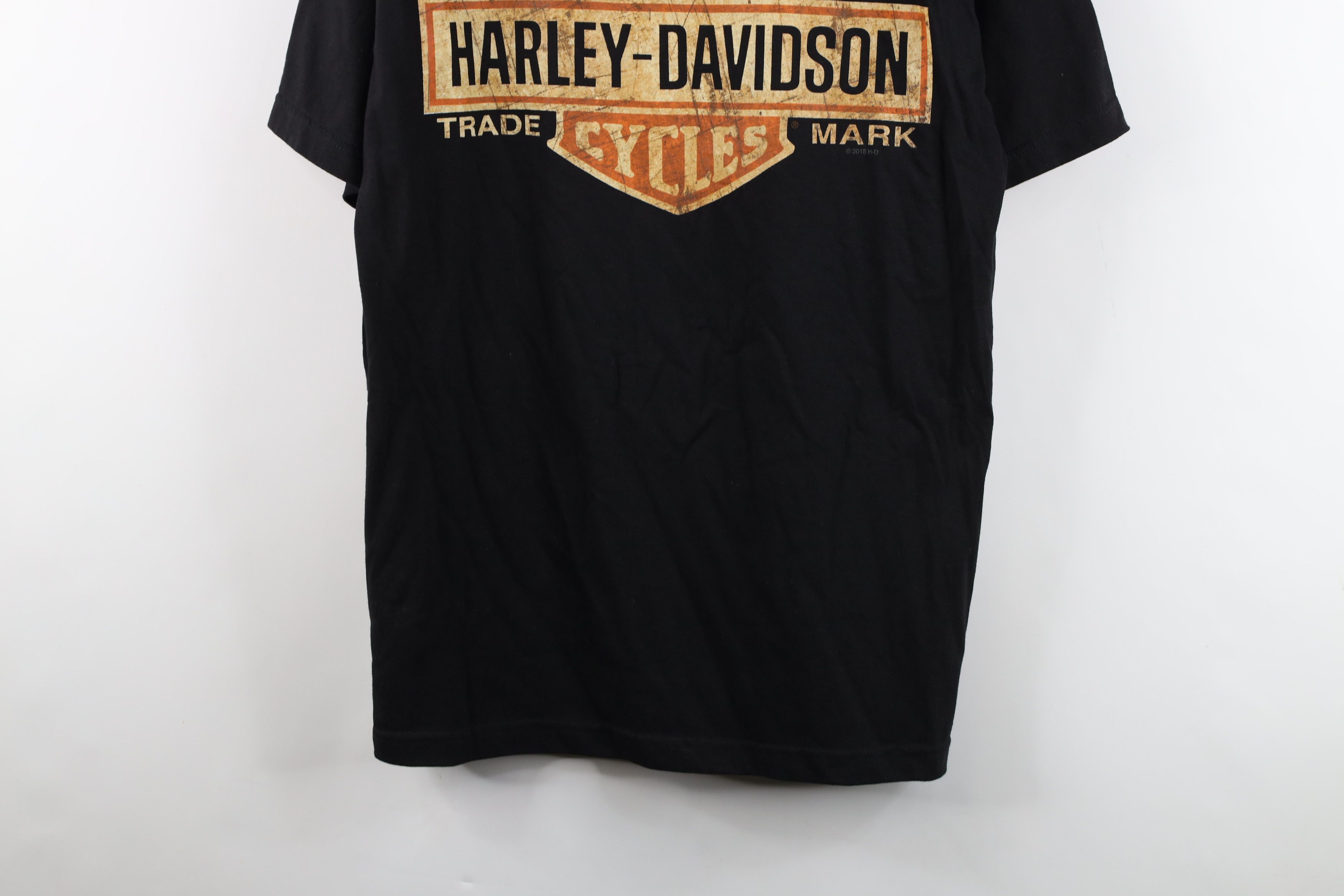 Harley Davidson × Vintage Y2K Harley Davidson Spell Out Big Logo Short Sleeve T-Shirt Size US L / EU 52-54 / 3 - 3 Thumbnail