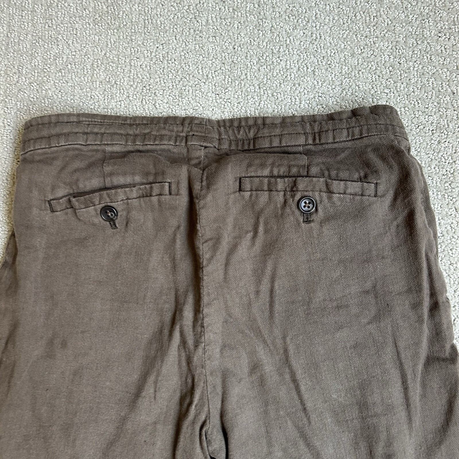 James Perse James Perse Womens Lounge Sweatpants Brown Athleisure Drawst Size 26" / US 2 / IT 38 - 9 Thumbnail