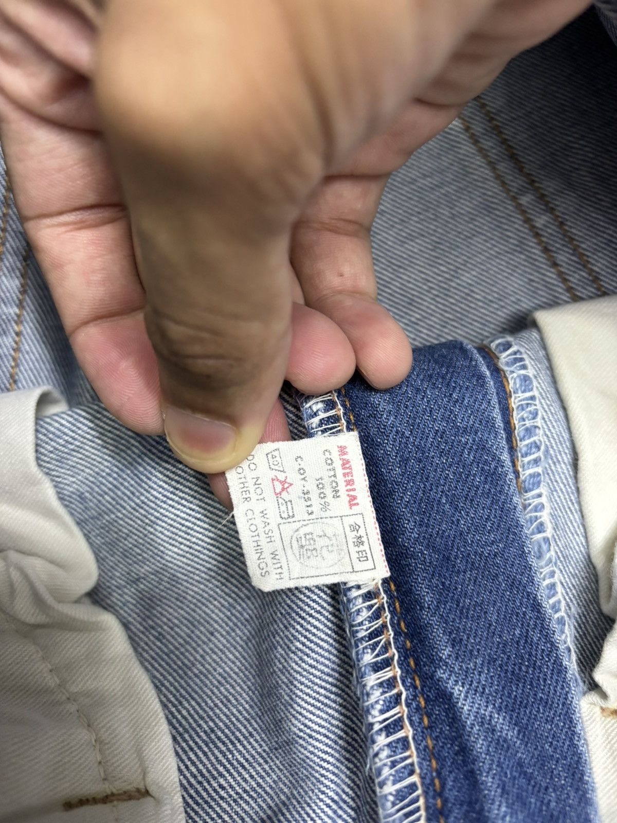 Big John × If Six Was Nine × Japanese Brand Vintage Flared Big John Bell Bottom Distressed Denim Jeans Size 29" - 12 Thumbnail