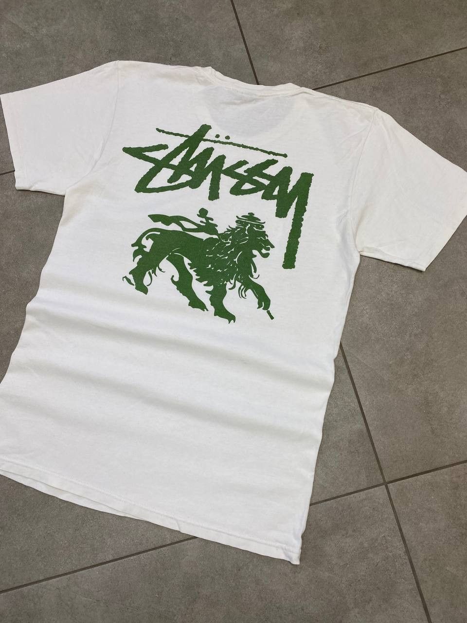Stussy Vintage Stussy Stock Logo Rasta Lion T-Shirt Size US S / EU 44-46 / 1 - 5 Thumbnail