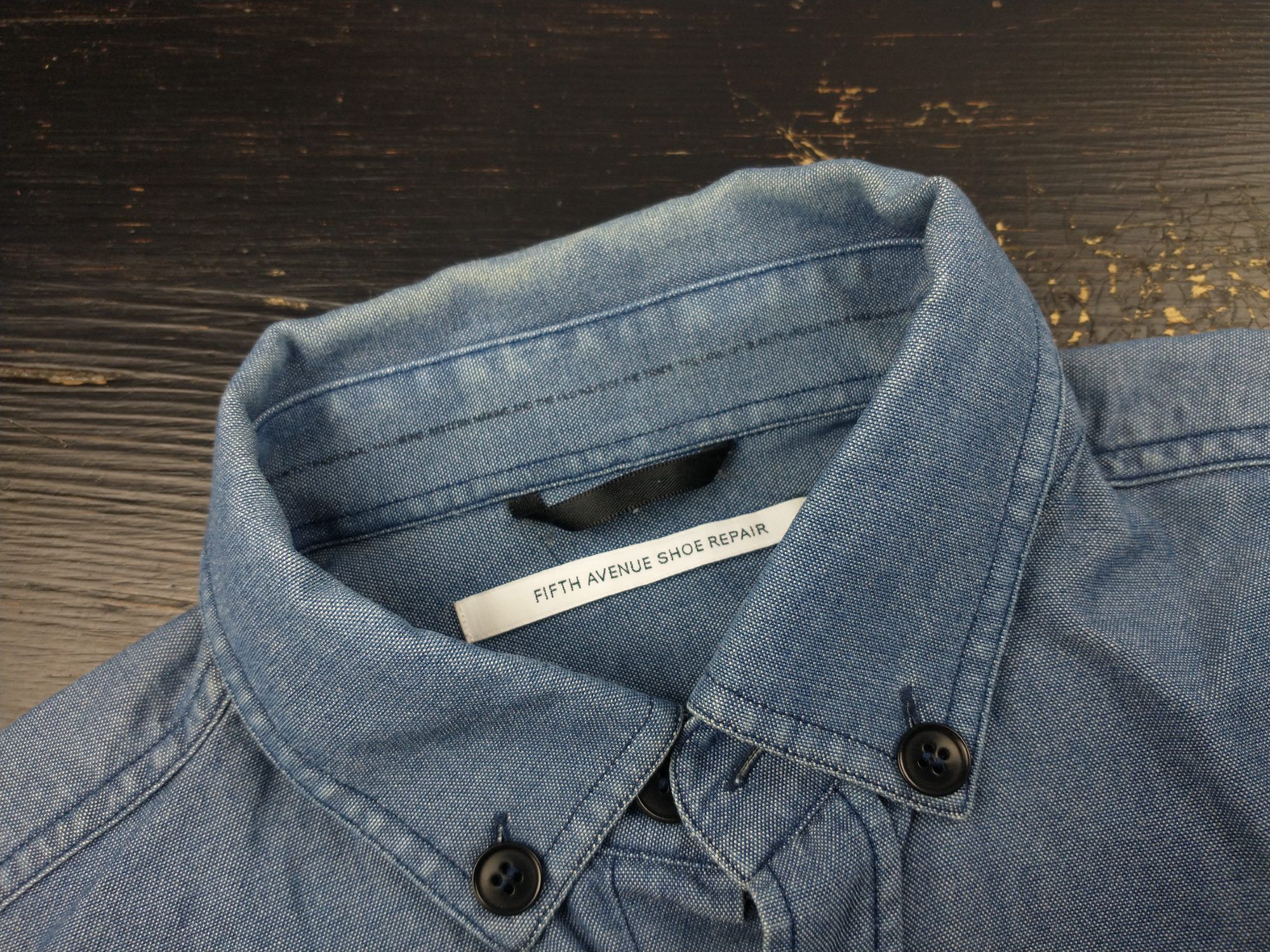 V AVE SHOE REPAIR Fifth Avenue Shoe Repair Shirt Blue Size S Size US S / EU 44-46 / 1 - 7 Thumbnail