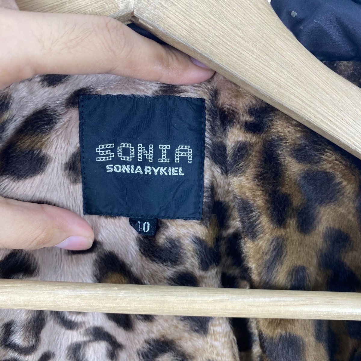 Sonia Rykiel Vintage SONIA RYKIEL Quilted Puffer Jacket Leopard Lining Size XL / US 12-14 / IT 48-50 - 8 Thumbnail