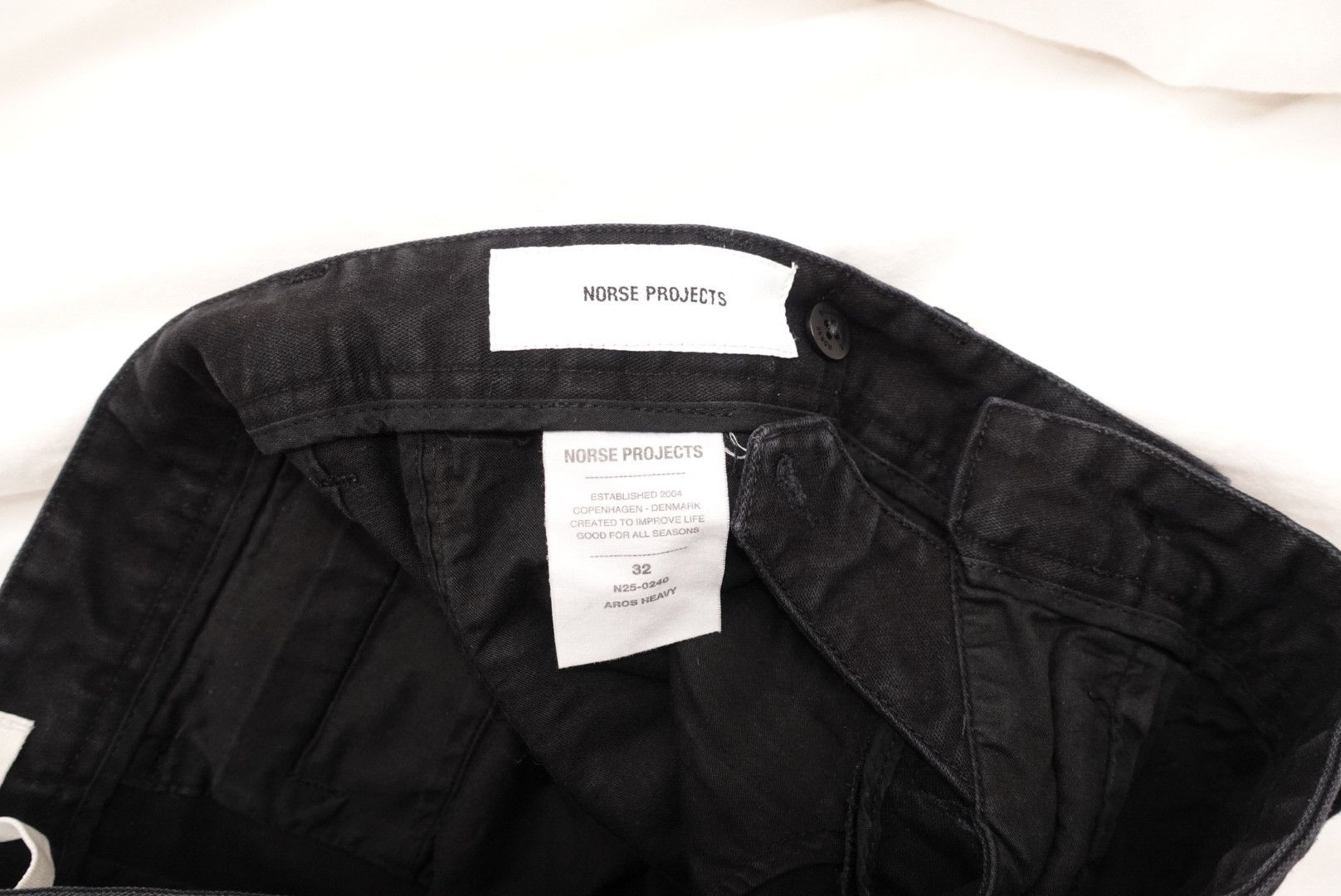 Norse Projects Aros Heavy Chino Pants Black Size US 32 / EU 48 - 4 Thumbnail