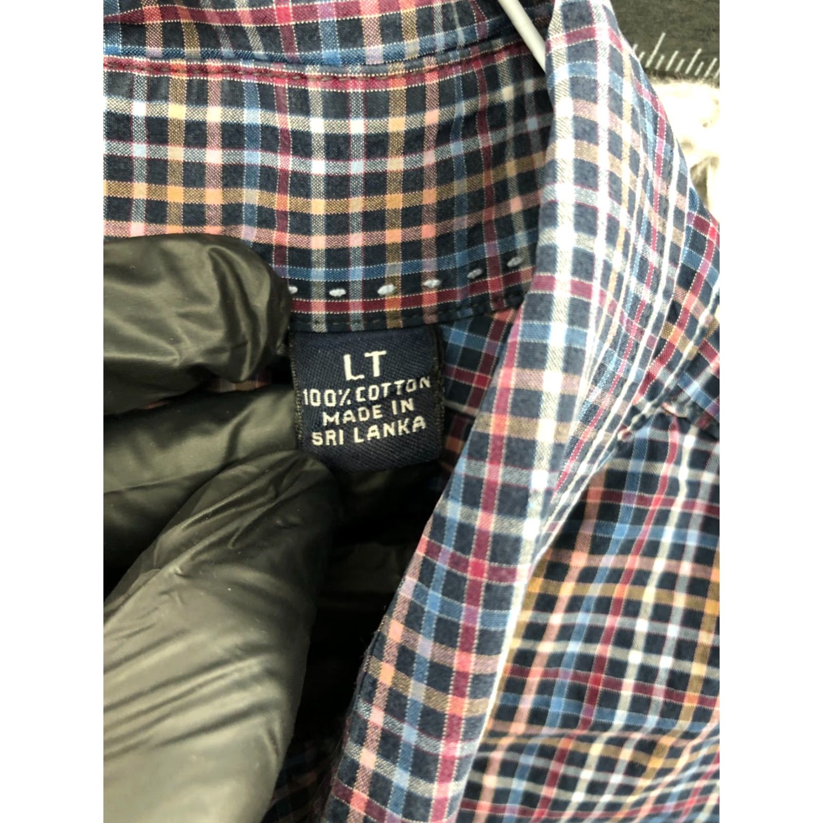 Roundtree & Yorke Roundtree & Yorke Shirt LT Mens Long Sleeve Button-Down Collar Multicolor Plaid Size US L / EU 52-54 / 3 - 7 Thumbnail