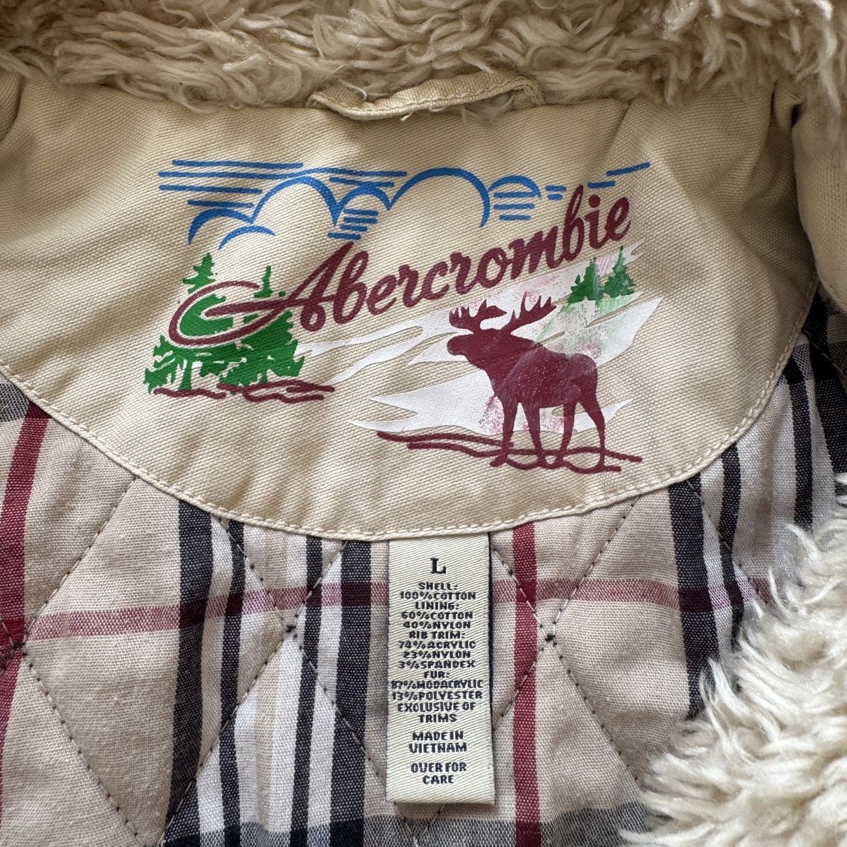 Abercrombie & Fitch Abercrombie & Fitch Vintage Y2K Faux Fur Details Jacket Size L / US 10 / IT 46 - 6 Thumbnail
