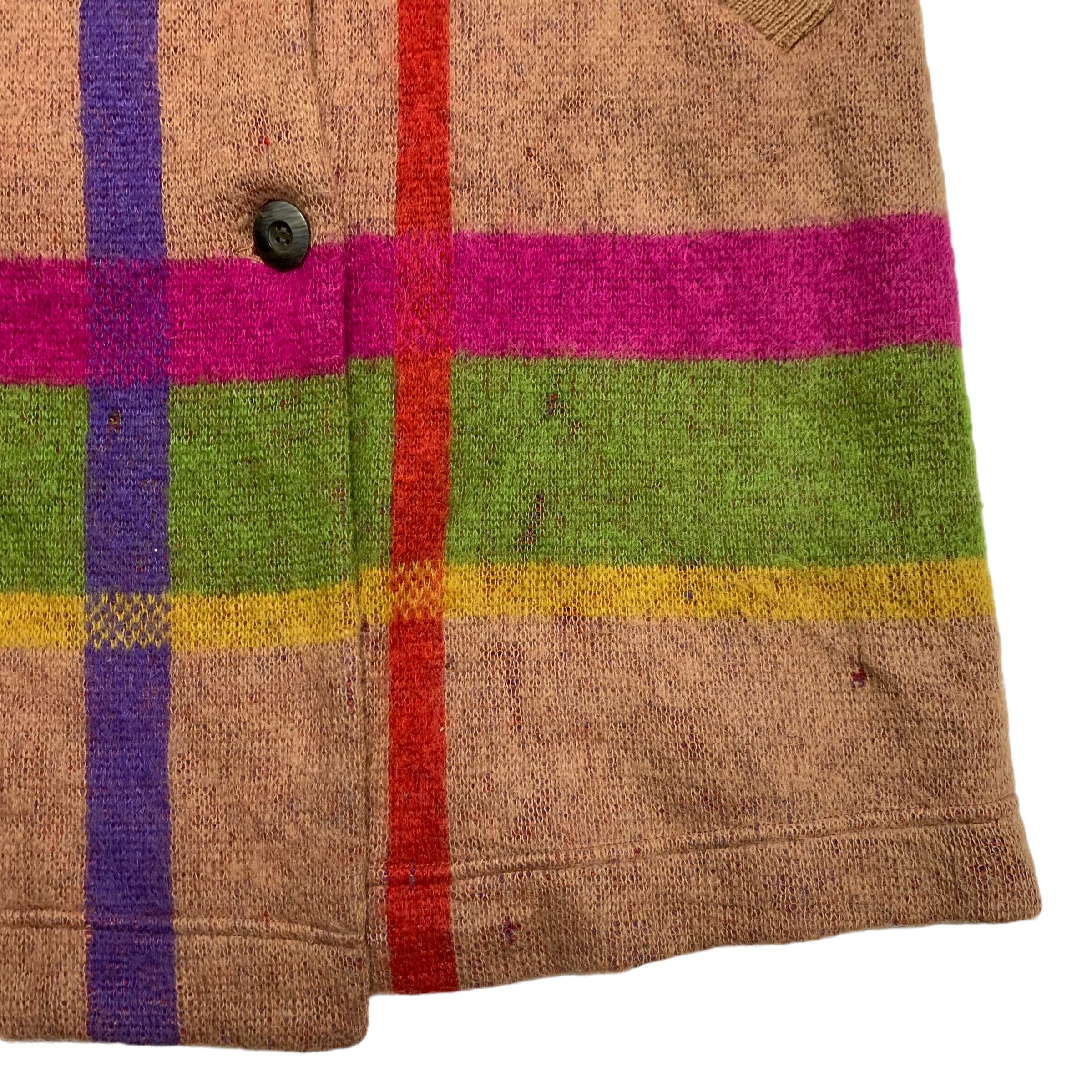 Lancel Lancel Paris Multicolor Tartan Double Breast Wool Coat Size M / US 6-8 / IT 42-44 - 6 Thumbnail