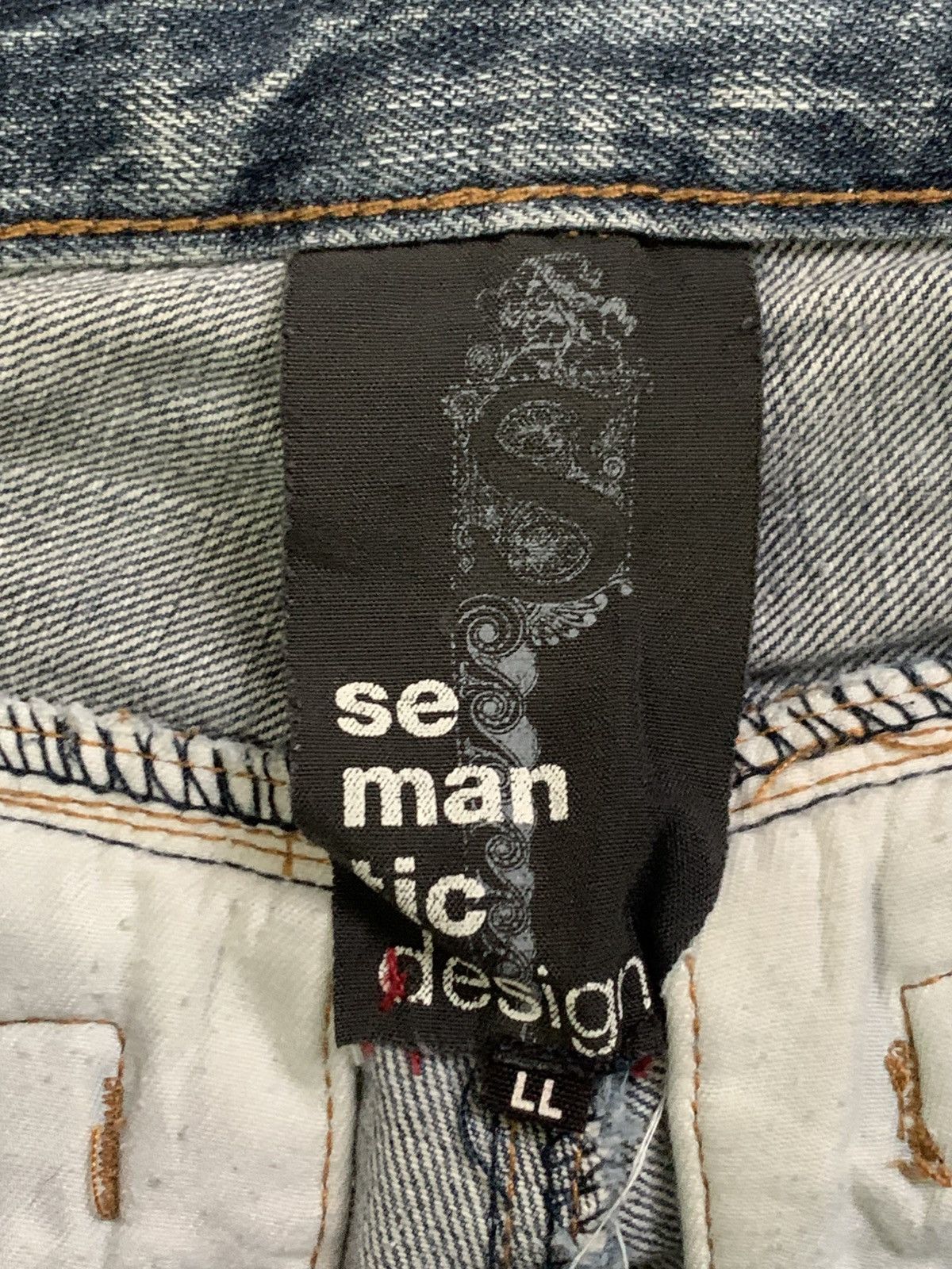 semanticdesign Semantic Design Rock Bondage Flared Jeans Size US 34 / EU 50 - 3 Thumbnail