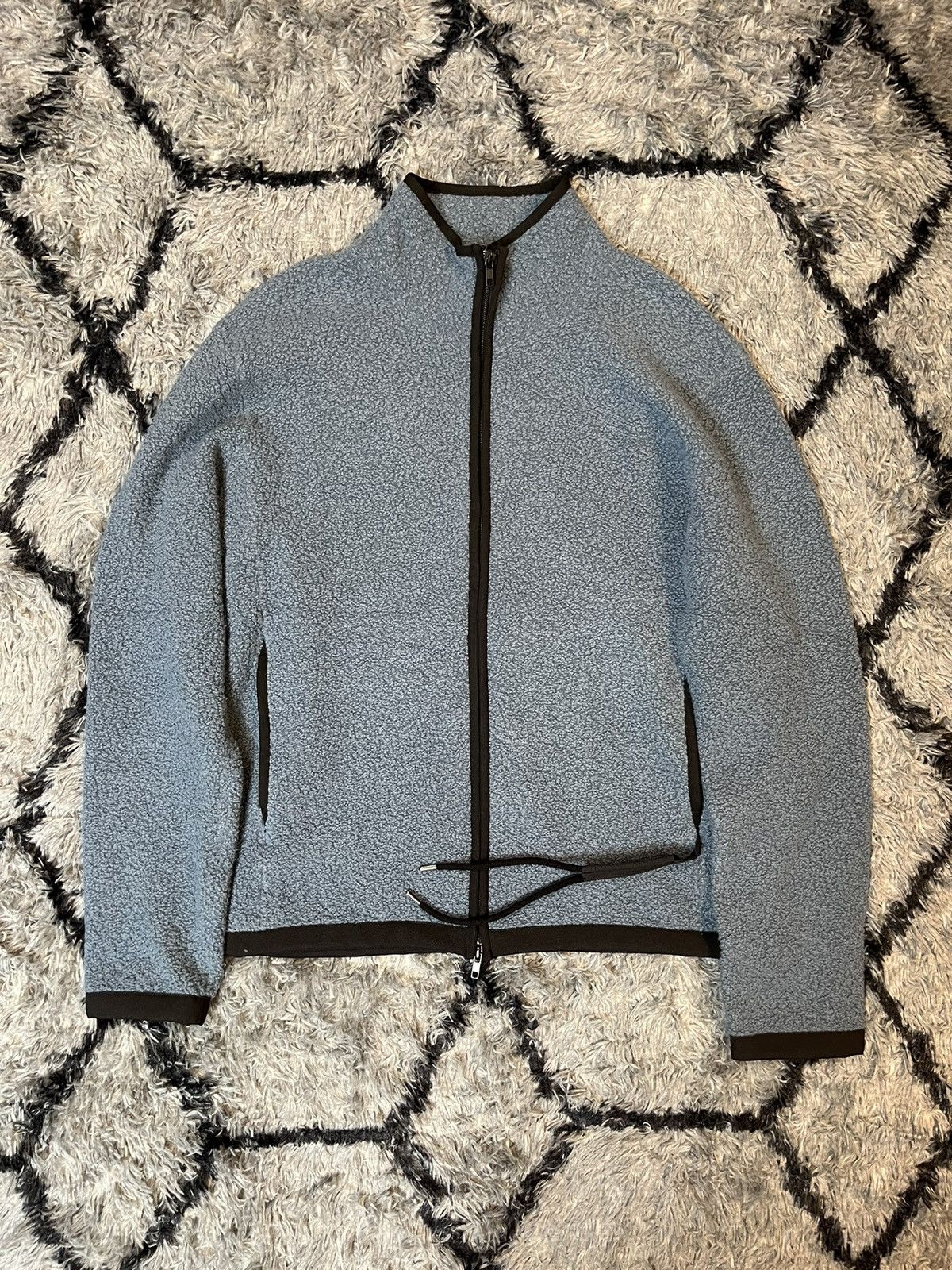 Craig Green Craig Green Boucle Fleece Zip Up Jacket Blue | L Size US L / EU 52-54 / 3 - 1 Thumbnail