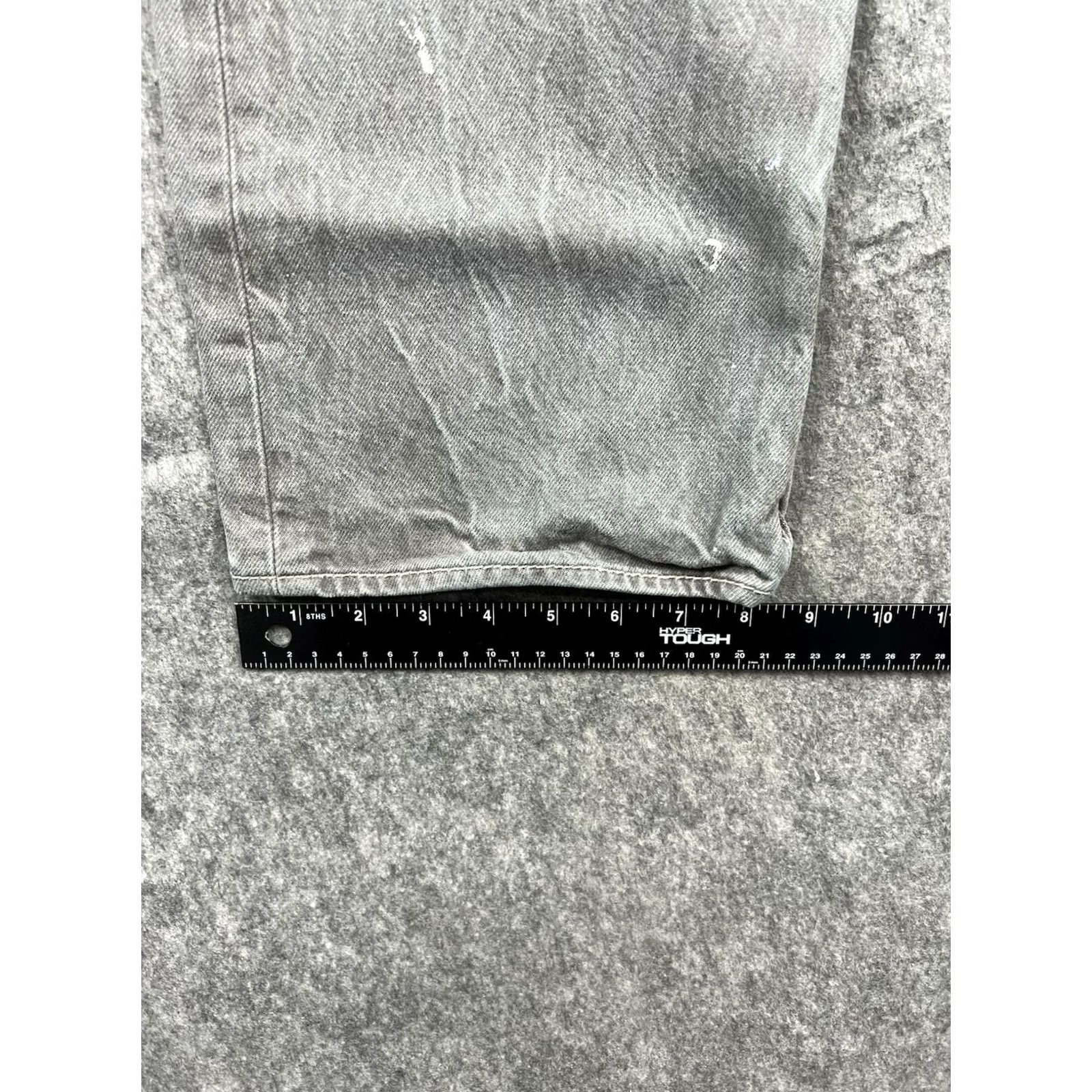 Levi's Levi's 501 Jeans Men's Gray Regular Fit Straight Leg Denim Size 40x30 Vintage 90s Size US 40 / EU 56 - 7 Thumbnail