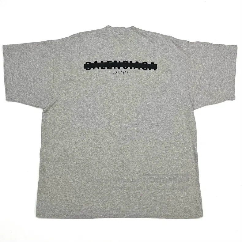 Balenciaga Balenciaga Gray front and back letter logo scratch tape sh Size US M / EU 48-50 / 2 - 2 Thumbnail