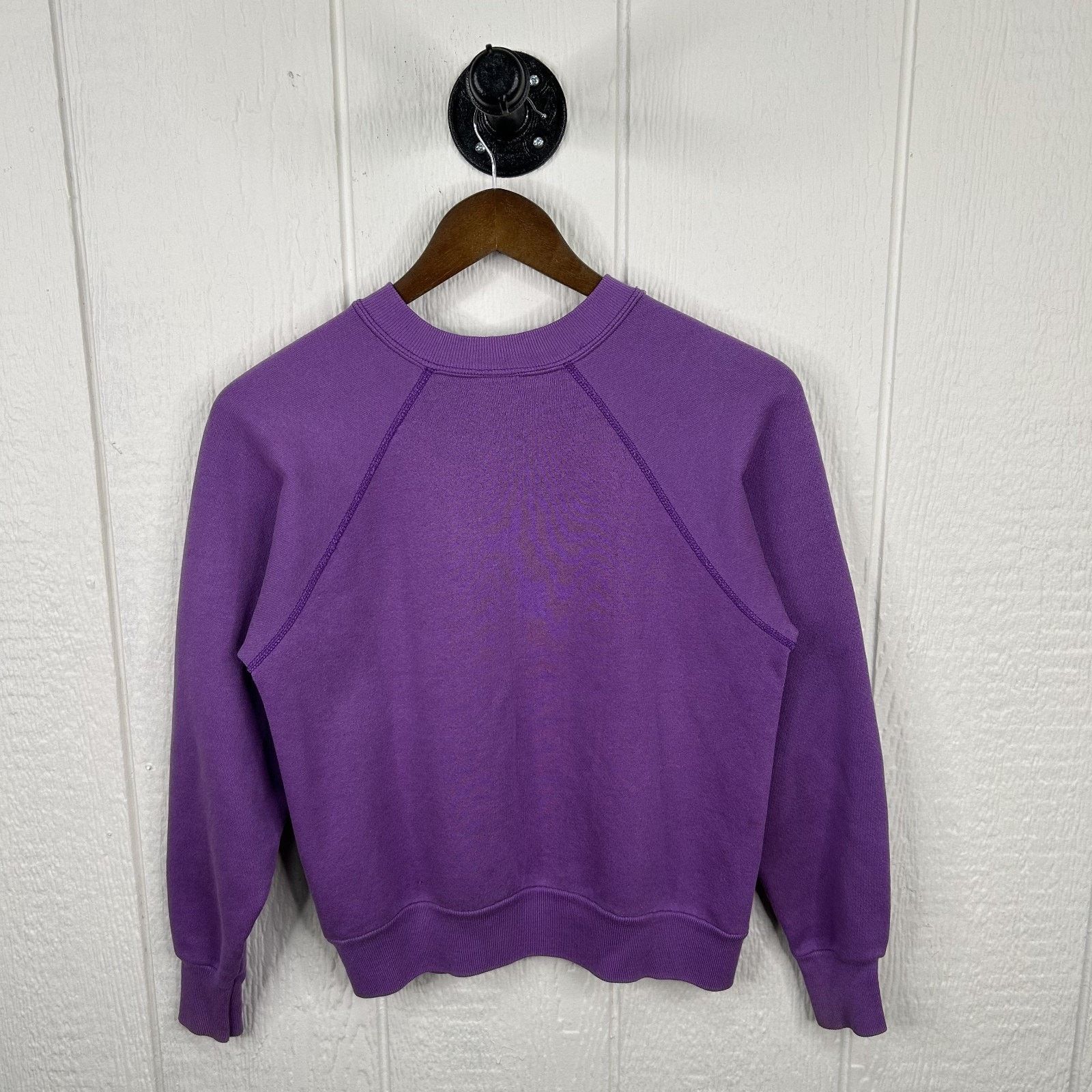 Other Vintage 90's Purple Blank Crewneck Small Size US S / EU 44-46 / 1 - 7 Thumbnail