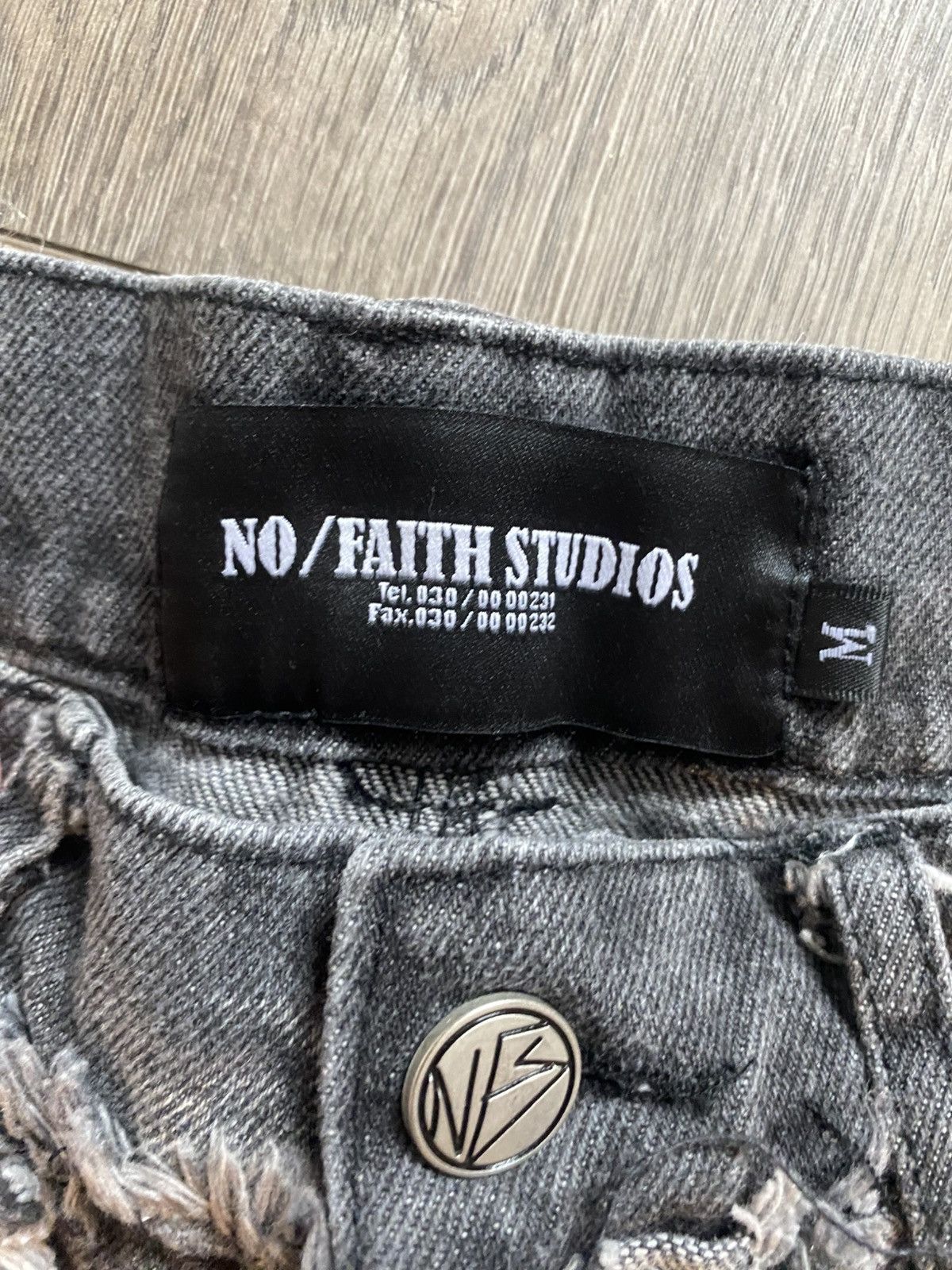 No Faith Studios No Faith Studio 003 Jeans Size US 32 / EU 48 - 5 Thumbnail