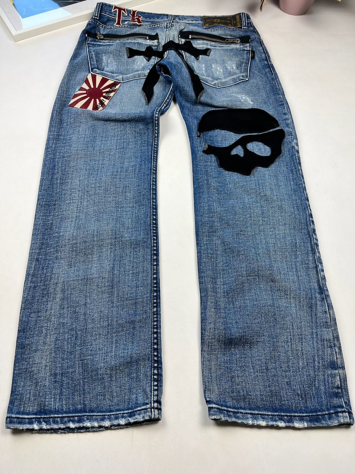 Japanese Brand × Takeshy Kurosawa × Vintage Takeshy Kurosawa Distressed Denim Jeans Japanese Style Size US 34 / EU 50 - 3 Thumbnail