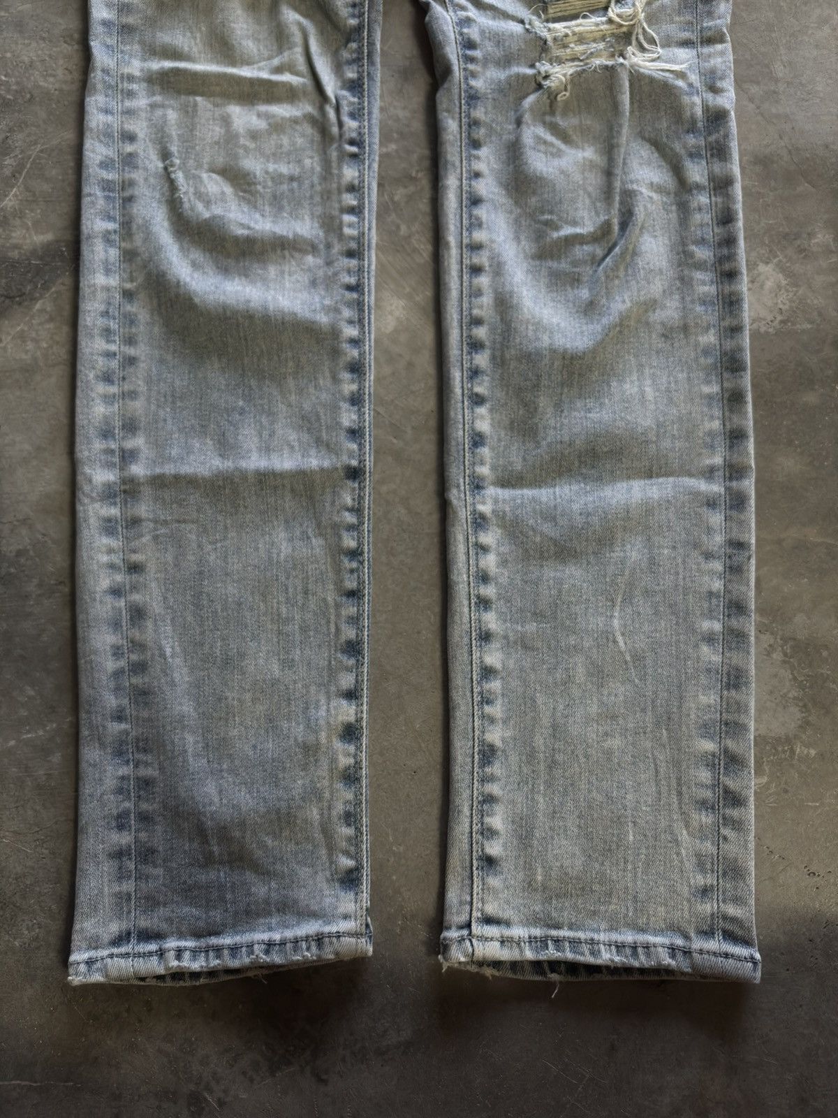 GOSTAR DE FUGA GOSTAR DE FUGA skinny slim distressed japanese jeans punk Size US 33 - 14 Thumbnail