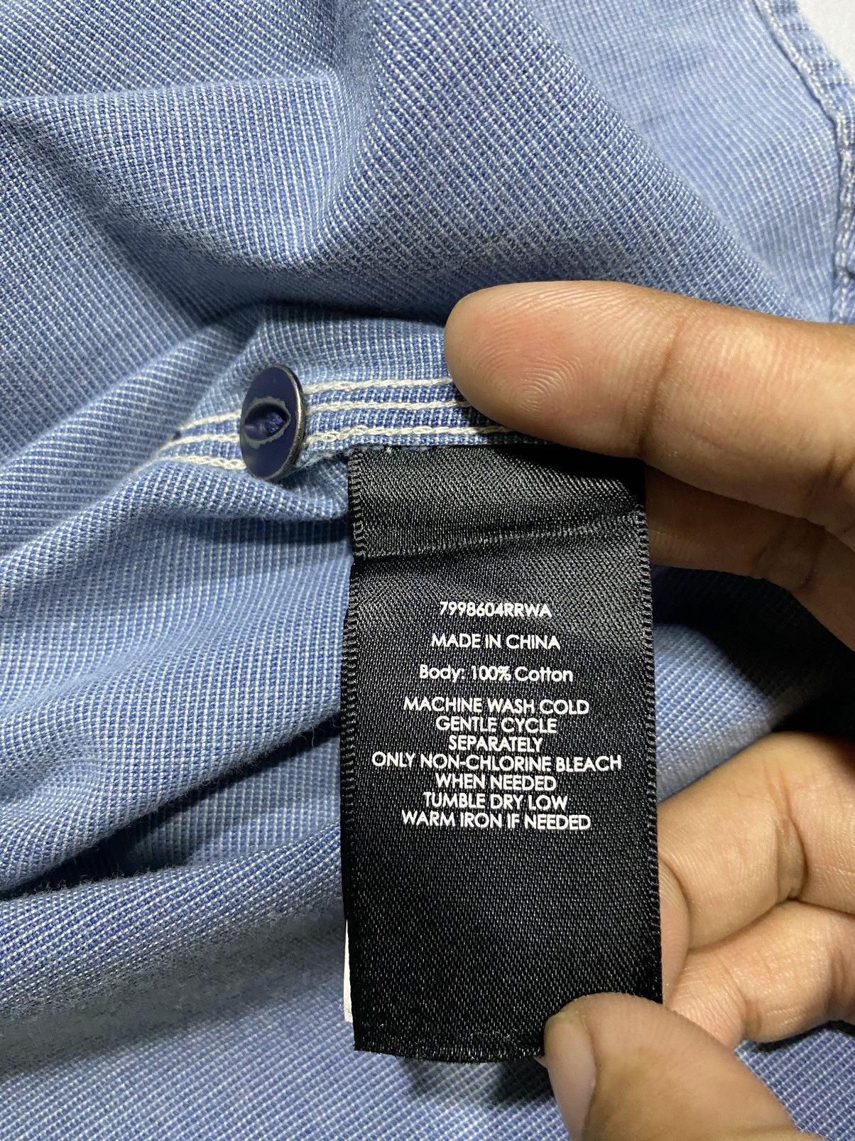 RRL Ralph Lauren Button Shirt Size US M / EU 48-50 / 2 - 14 Thumbnail