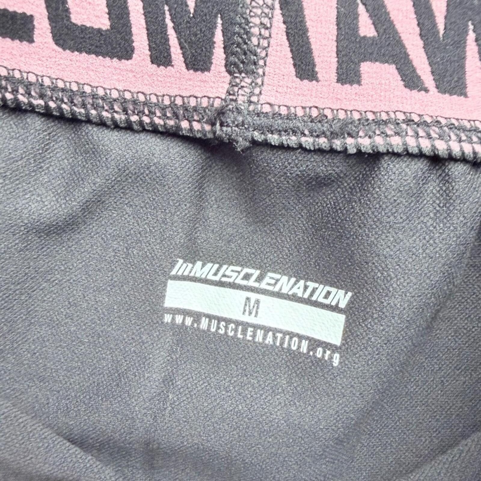 Other Muscle Nation Womens Gray Athletic Training Leggings Size 32" / US 10 / IT 46 - 4 Thumbnail