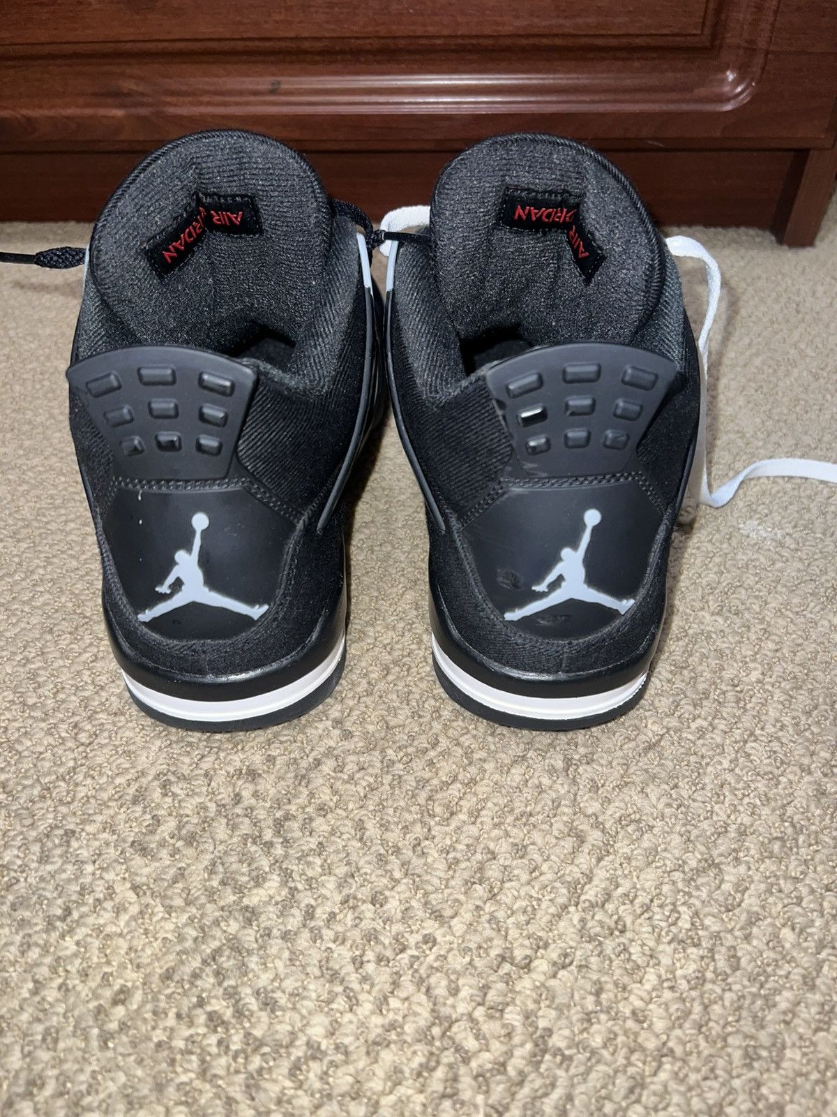 Jordan Brand Jordan 4 Black canvas Size US 9 / EU 42 - 2 Thumbnail