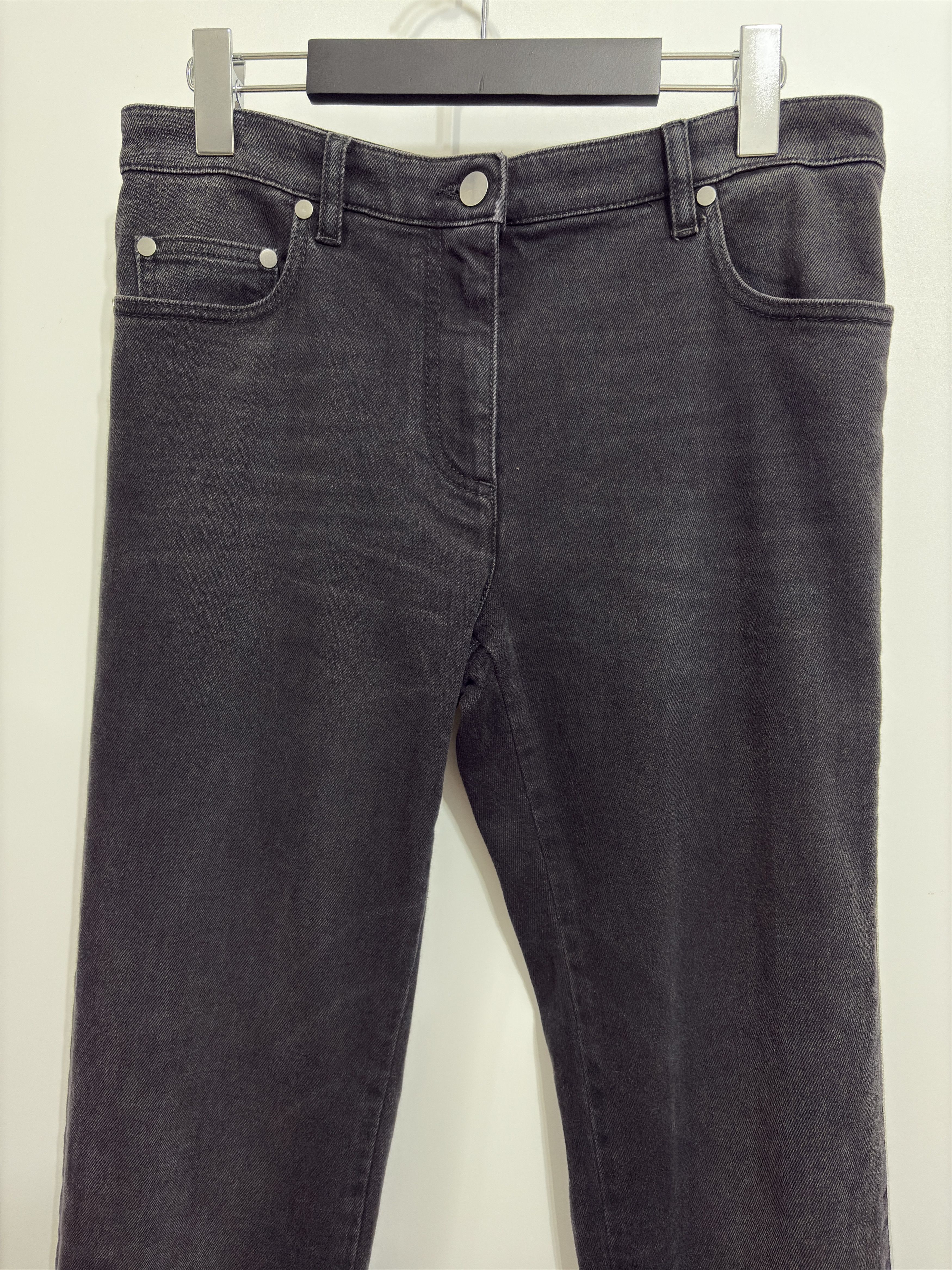 Peter Do 22FW Tattooed Black Denim Pants Size US 28 / EU 44 - 3 Thumbnail