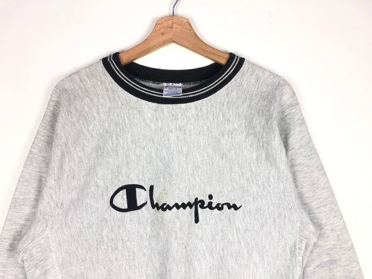 Champion × Vintage VINTAGE CHAMPION REVERSE WEAVE SPELLOUT SWEATSHIRT Size US M / EU 48-50 / 2 - 3 Thumbnail