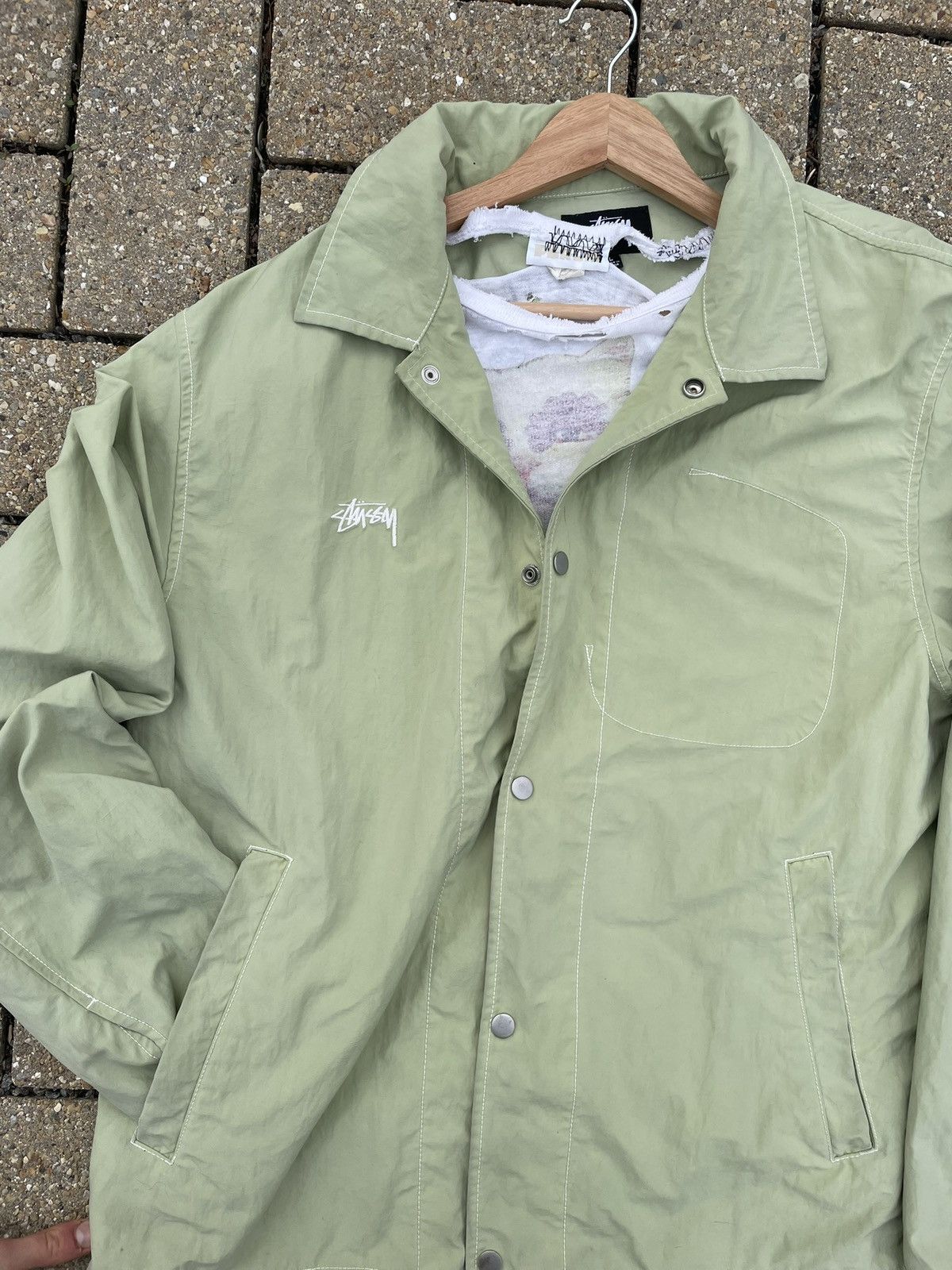 Stussy Green Stussy Jacket Size US L / EU 52-54 / 3 - 4 Thumbnail