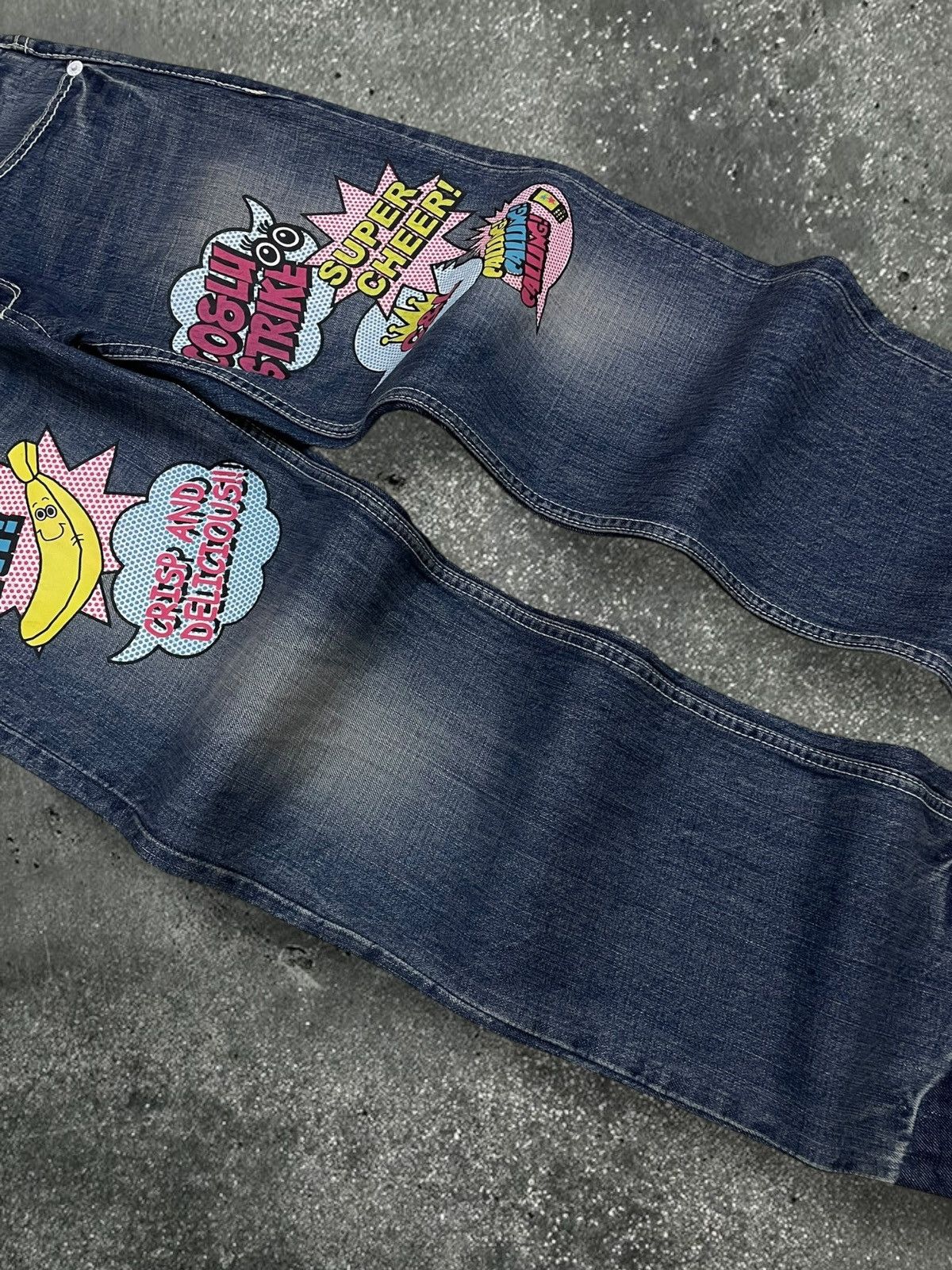 Hysteric Glamour Vintage Rare Designer Co & Lu Special Edition Printed Denim Size US 29 - 5 Thumbnail