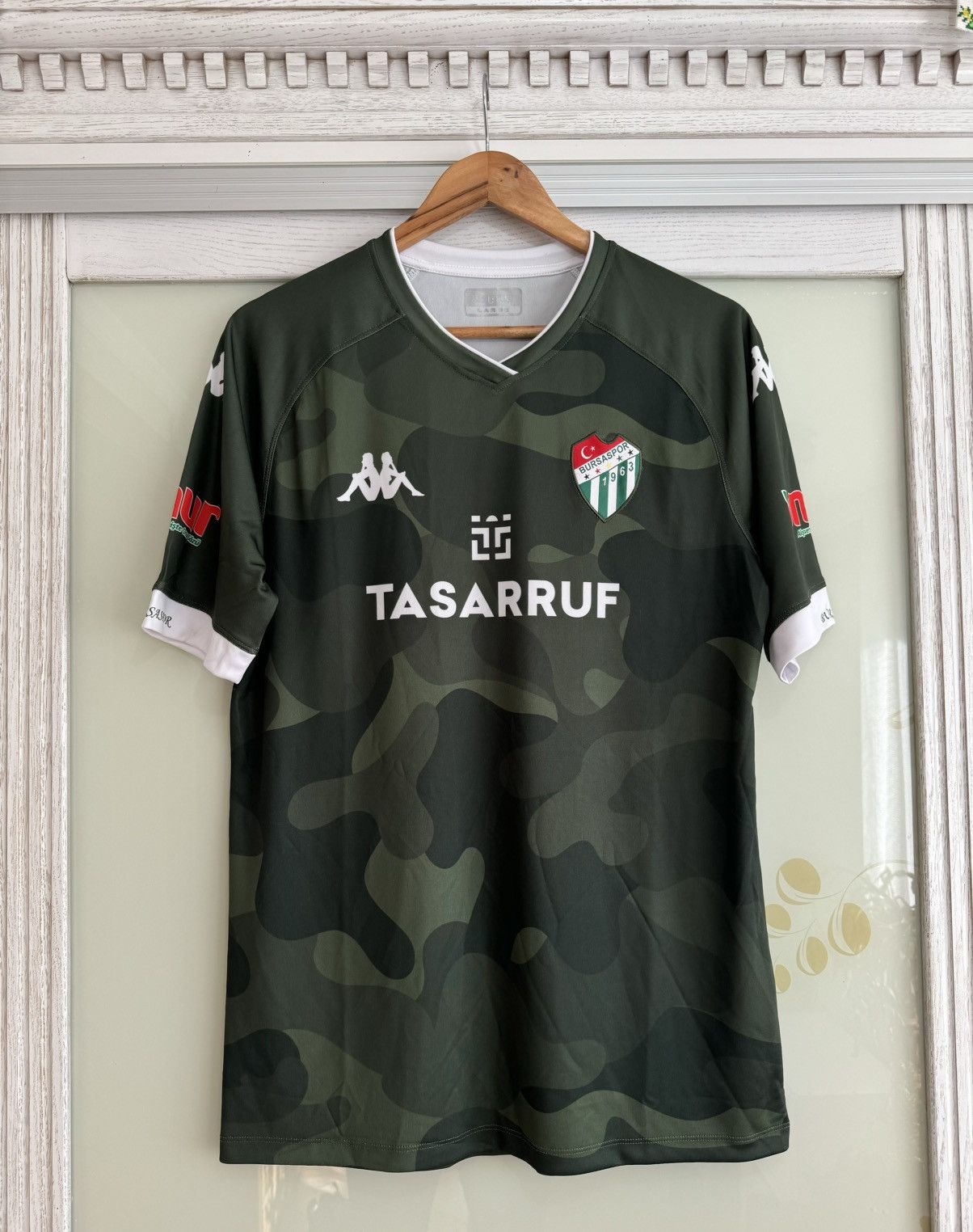 Kappa Bursaspor 2020-2021 Away Soccer Jersey Football Kit Shirt Size US L / EU 52-54 / 3 - 1 Thumbnail