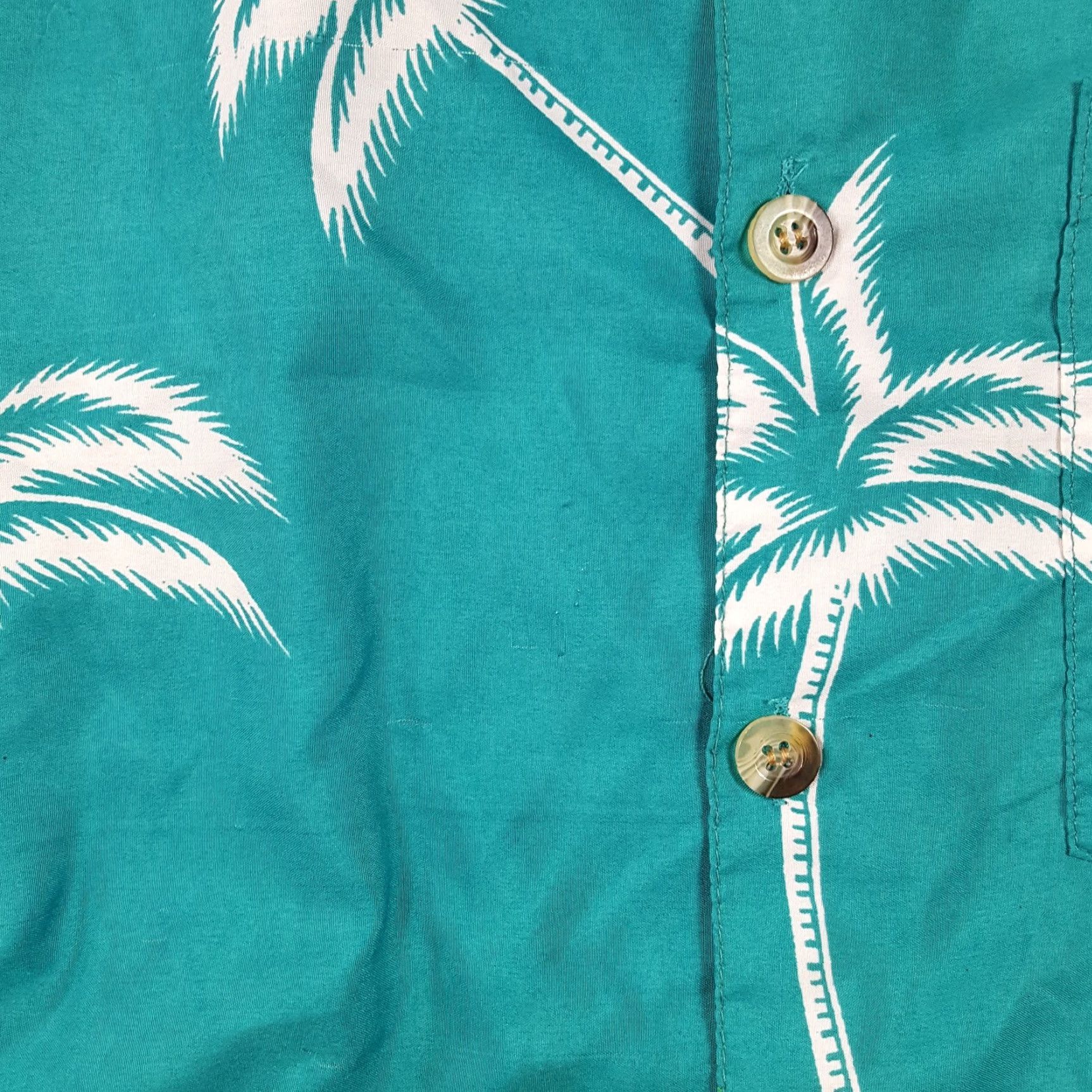 Vintage VINTAGE Hawaiian Biker Motorcycle Floral Men's Large Button Up Beach Camp Shirt Size US L / EU 52-54 / 3 - 3 Thumbnail