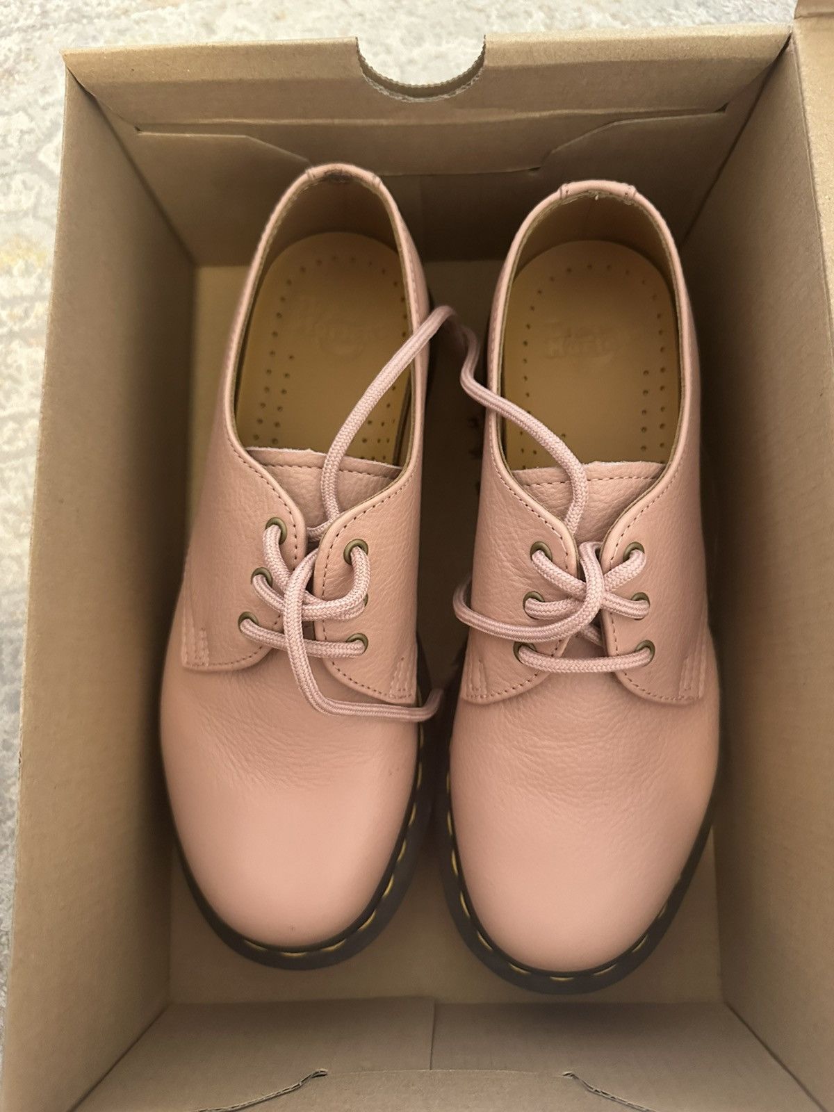Dr. Martens Dr Martens Pink Virgina Peach Biege Platform loafers Size US 7 / IT 37 - 5 Thumbnail