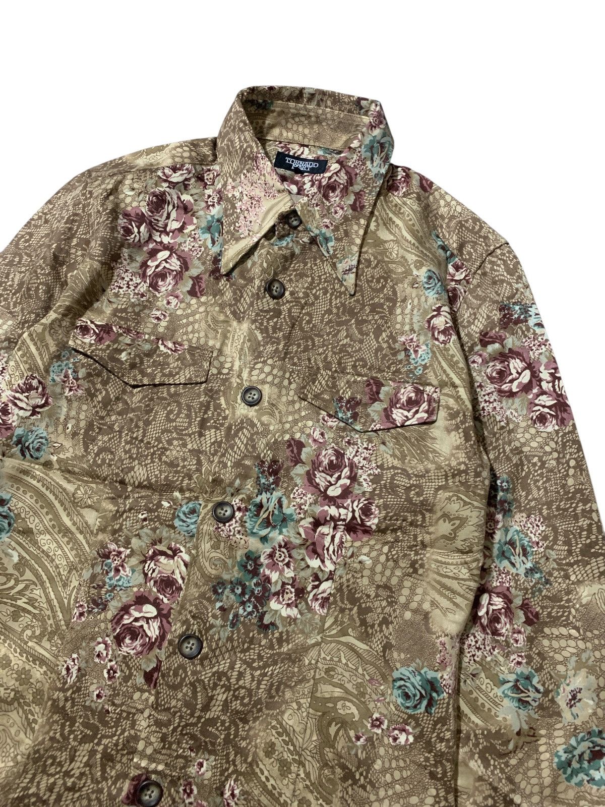 Tornado Mart Tornado Mart Japan Paisley Shirt Botton Up Retro Collar Size US L / EU 52-54 / 3 - 2 Thumbnail