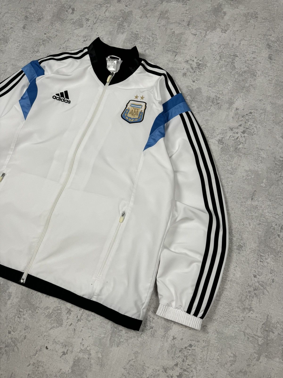 Vintage Adidas Argentina Soccer Track Jacket Size XL