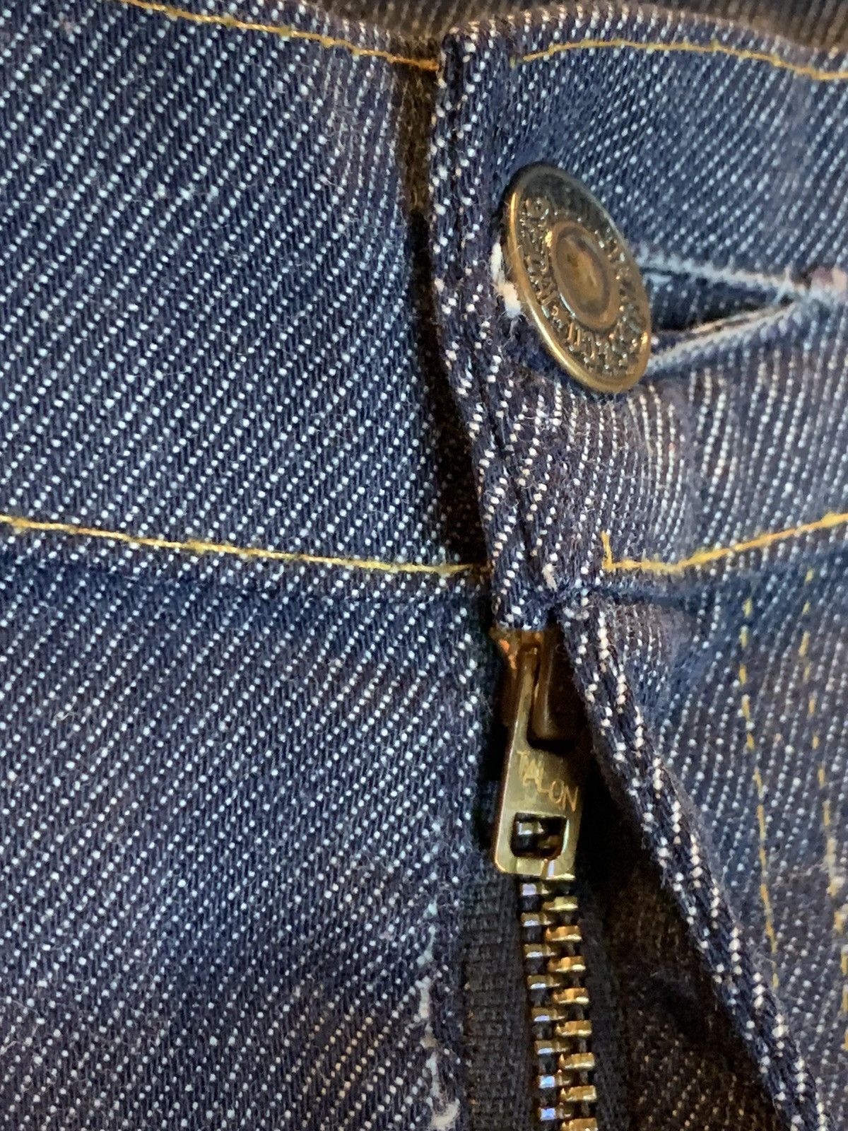 Levi's *RARE* Vintage 70’s Levi’s 646 Blank Black Tab Jeans Talon Size US 32 / EU 48 - 5 Thumbnail