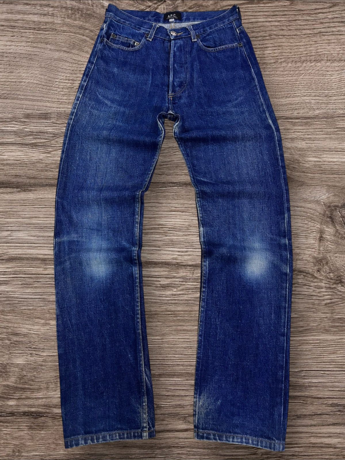 A.P.C. A.P.C Selvedge Faded Blue Wash Jeans Size US 28 / EU 44 - 2 Thumbnail