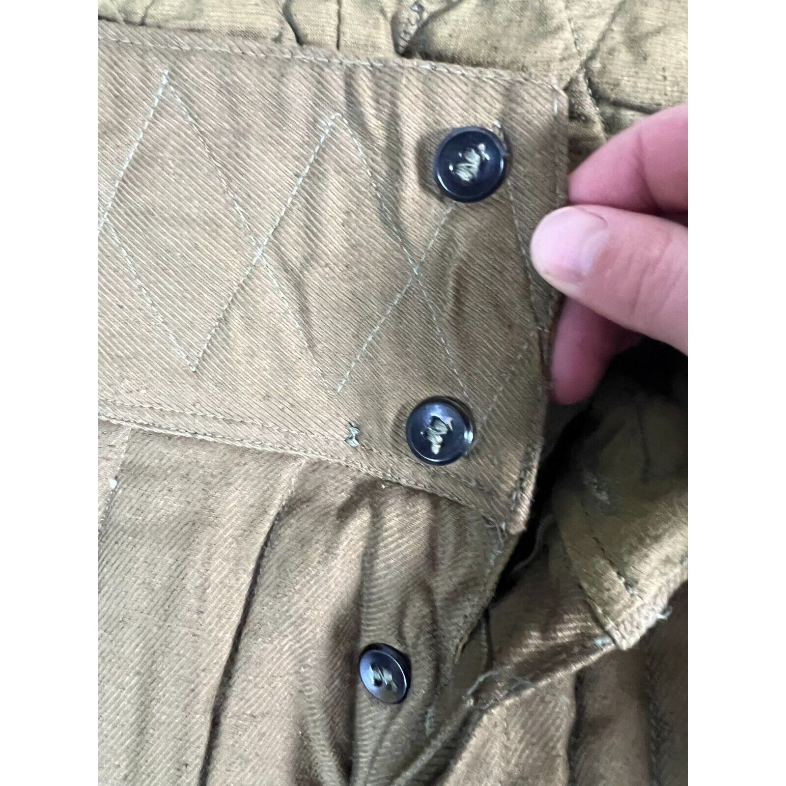 Vintage Vintage Men's 1970s Winter Brown Insulated Russian Army Pant Size US 36 / EU 52 - 5 Thumbnail
