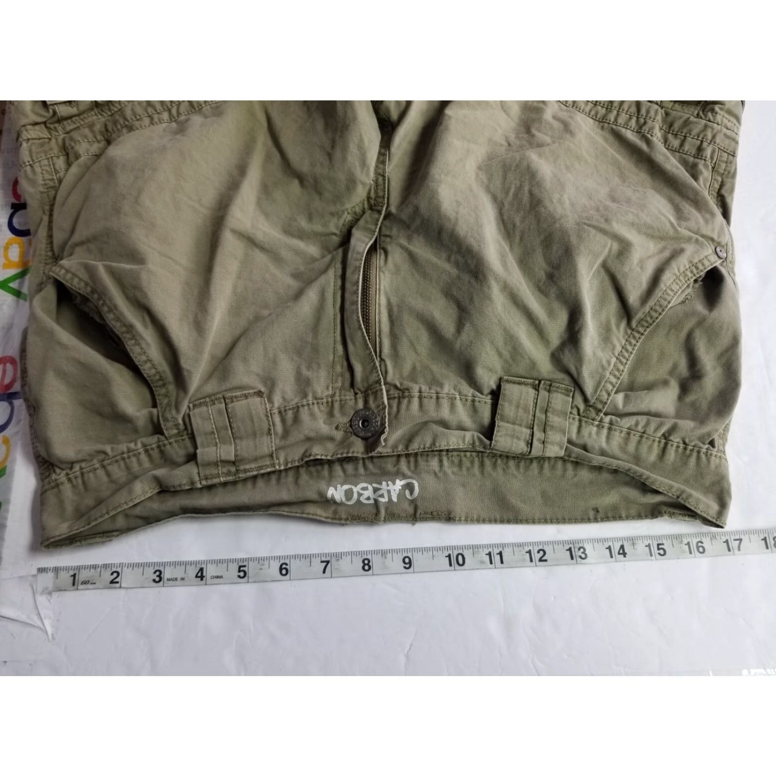 Carbon CARBON Men’s Cargo Shorts Size 32 Tan Khaki Size US 32 / EU 48 - 3 Thumbnail