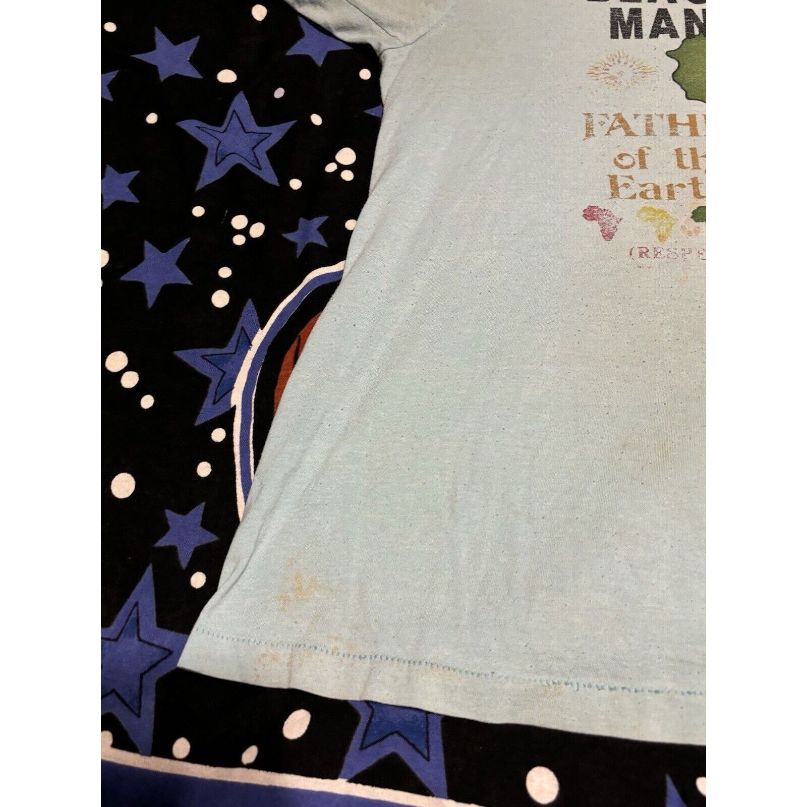 Other Vintage faded distressed the black man blue 90s T-shirt XL Size US XL / EU 56 / 4 - 4 Thumbnail