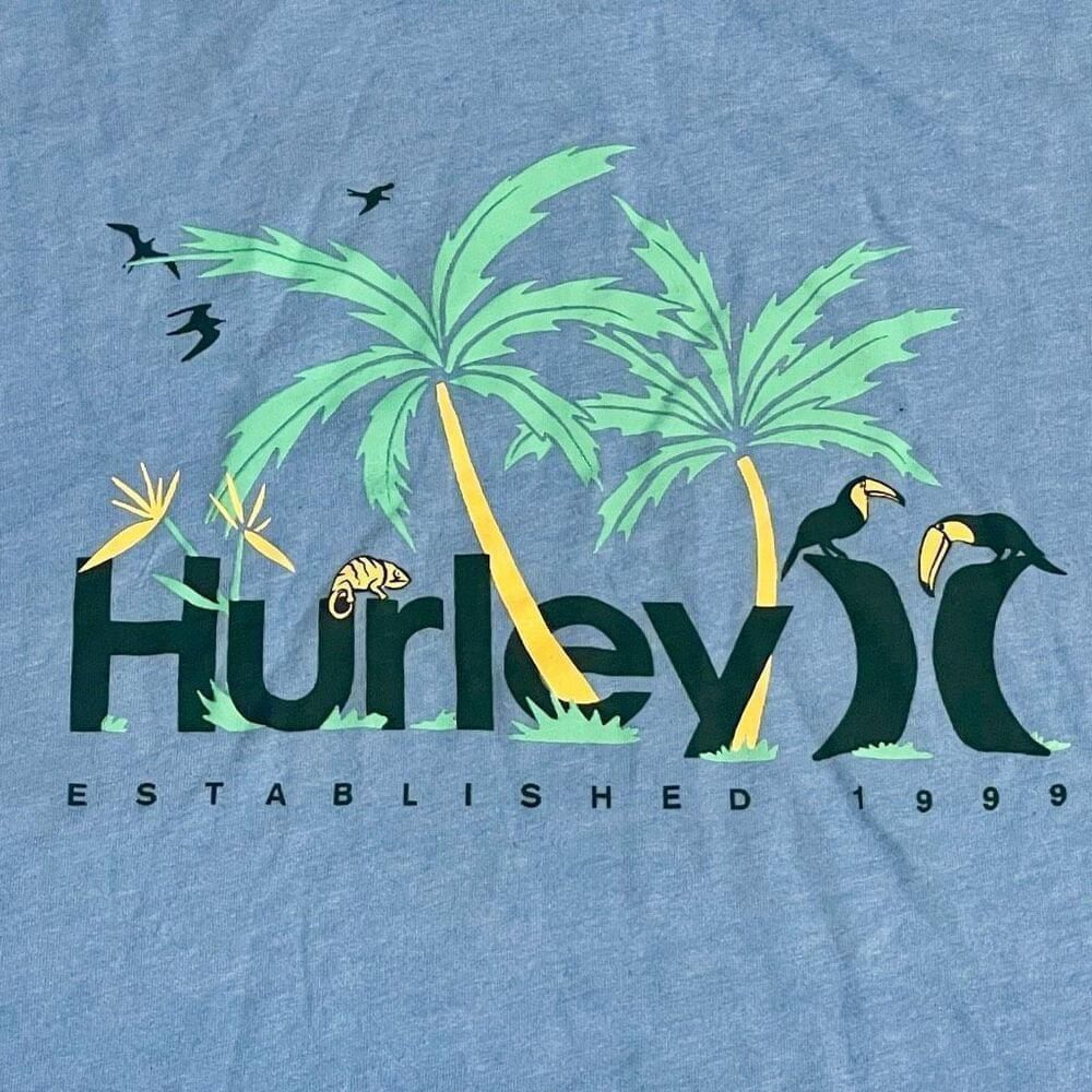 Hurley HURLEY MENS EVERYDAY WASHED JUNGLE SHORT SLEEVE T SHIRT 2XL Size US XXL / EU 58 / 5 - 4 Thumbnail