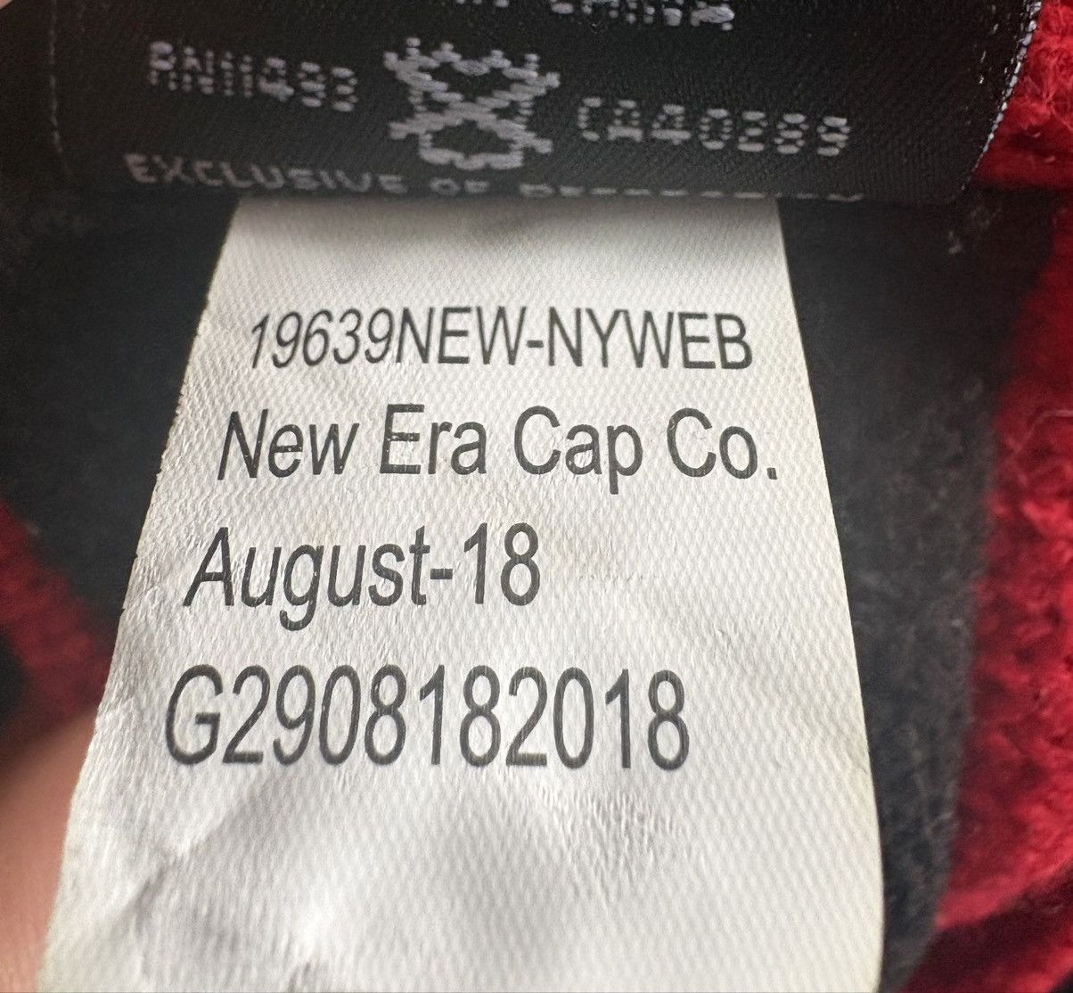 New Era × Supreme Supreme Red/Black Fleece Headband FW18 Size ONE SIZE - 2 Thumbnail