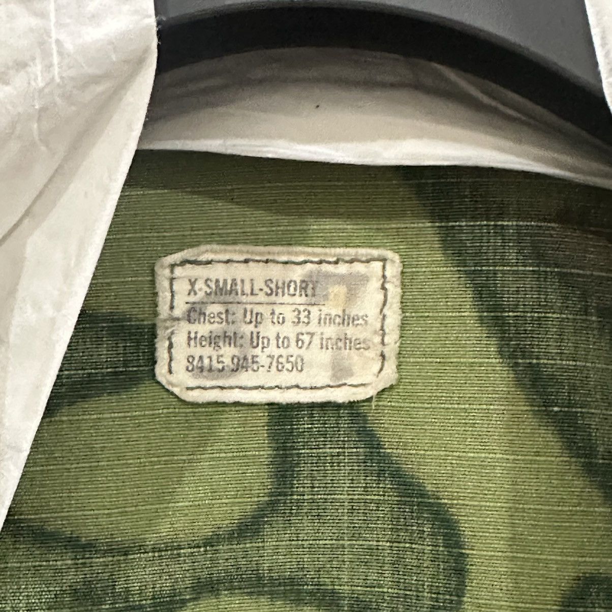 Vintage ORIGINAL 60s US MILITARY JUNGLE JACKET CAMOUFLAGE ERDL Size US M / EU 48-50 / 2 - 2 Thumbnail