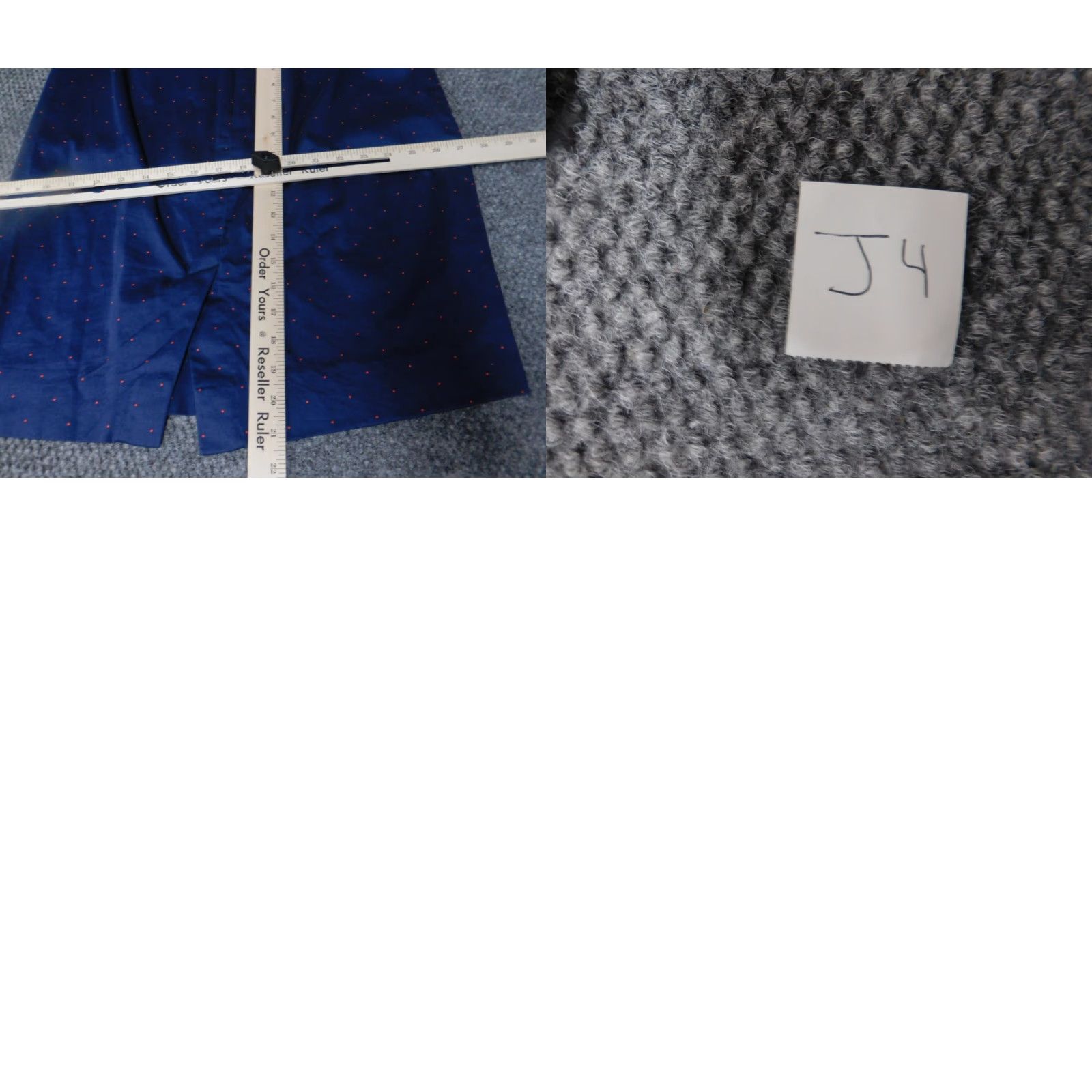 J.Crew J.CREW Skirt Women 8 Blue Pencil Straight Zip Dots Ruffle Lined Knit Cotton Short Fashion Casual Mid Rise Regular Size 30" / US 8 / IT 44 - 9 Thumbnail